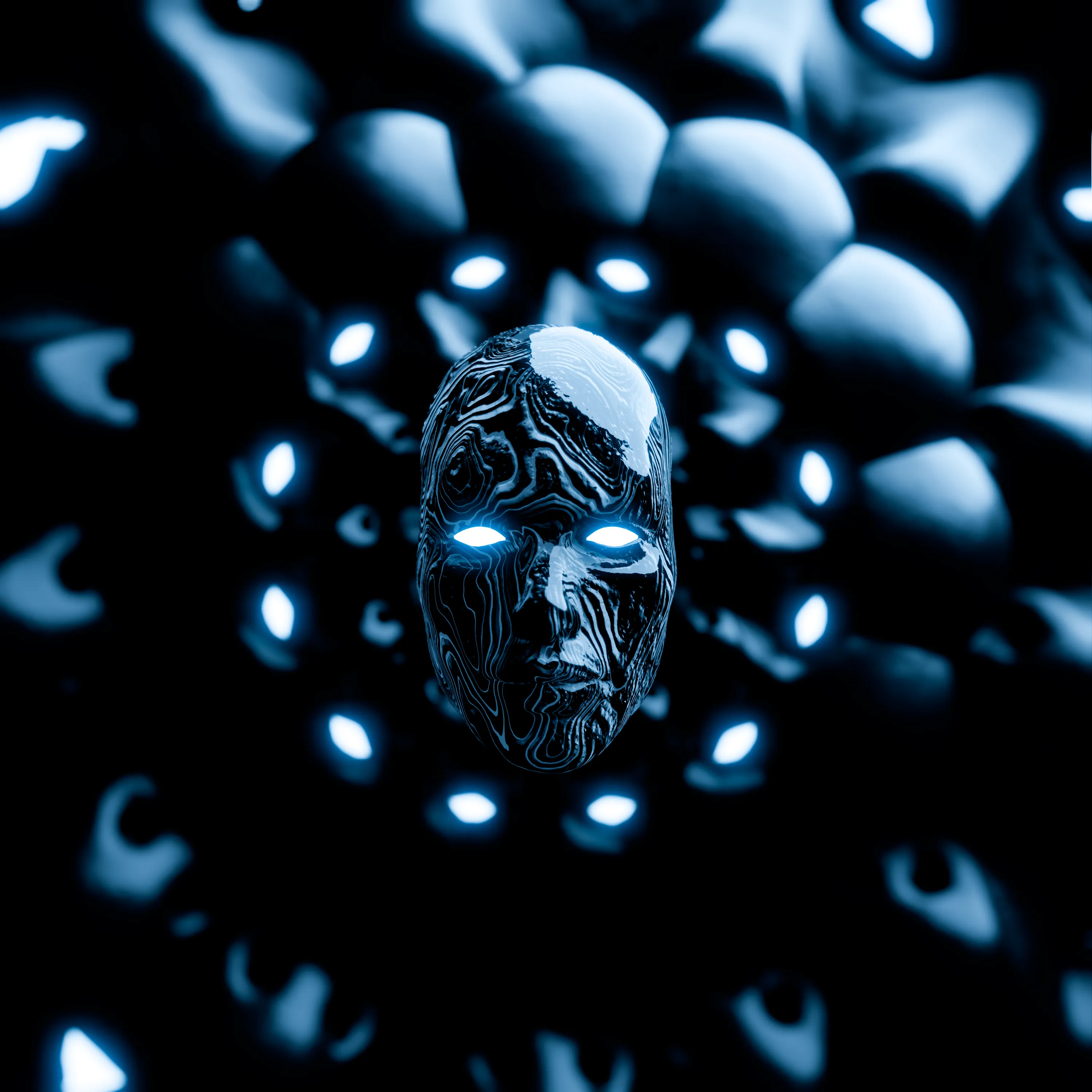 The masks we wear twist inside the mind like a carrousel of madness. 
Or maybe I'm just a headcase.