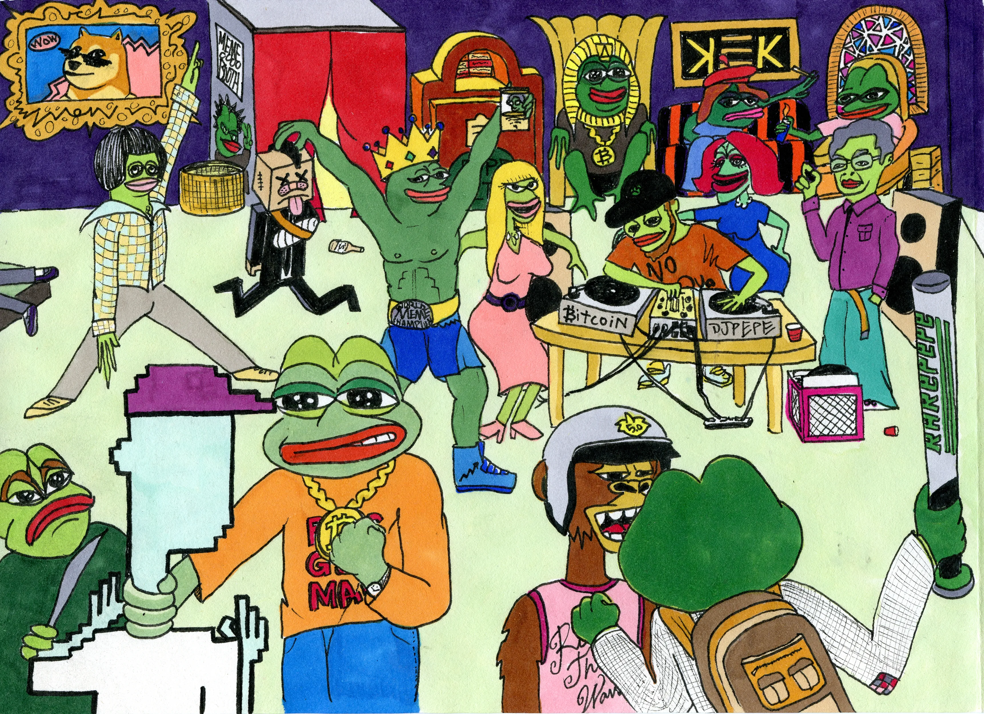 RARE, UNDERGROUND SNAPSHOT FROM A DJPEPE PARTY.