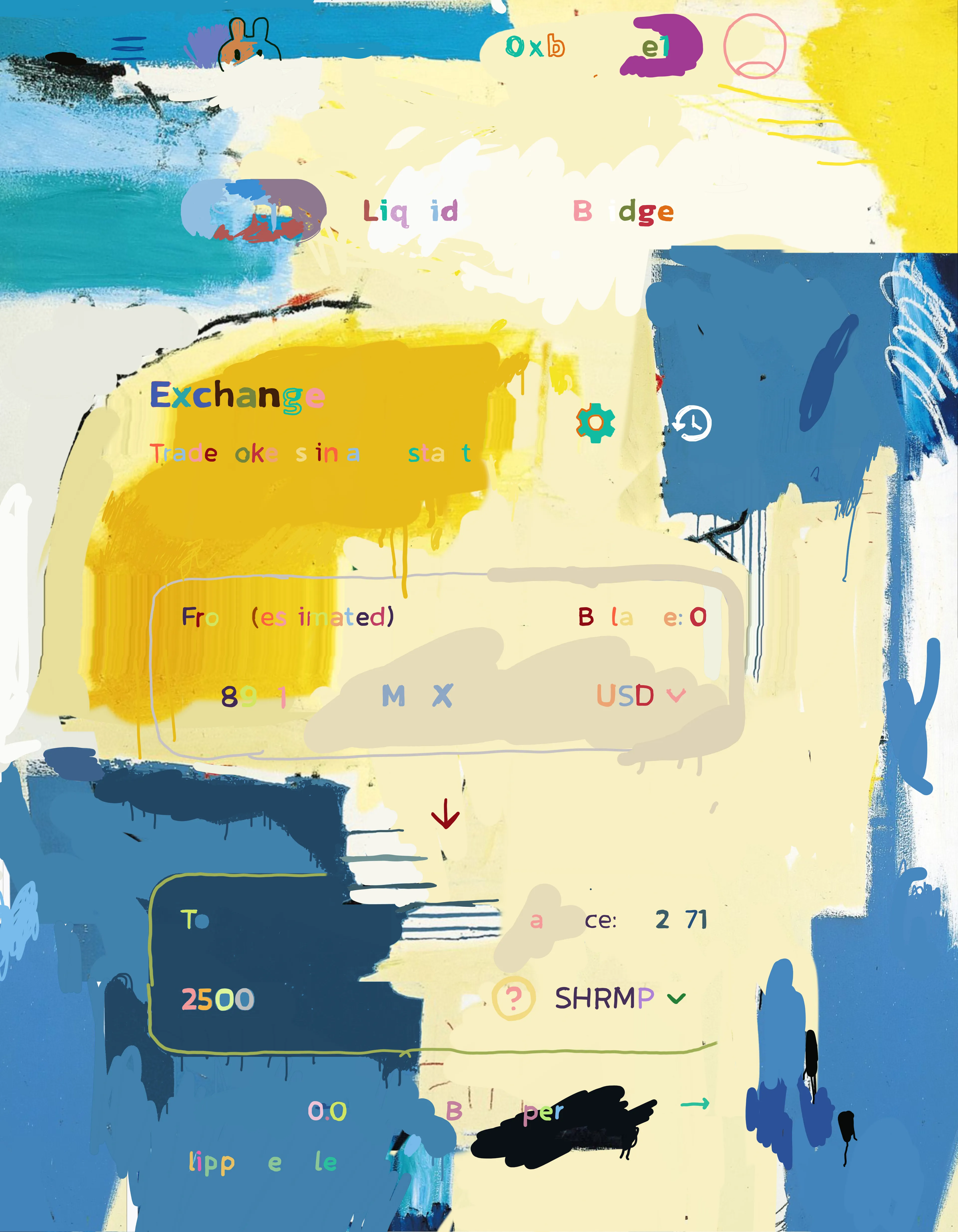 Part of a new screenshot series by Adrian Pocobelli based on iconic crypto user interfaces. This work is called PancakeSwap, which is based on the main decentralized exchange of the Binance Smart Chain ecosystem.