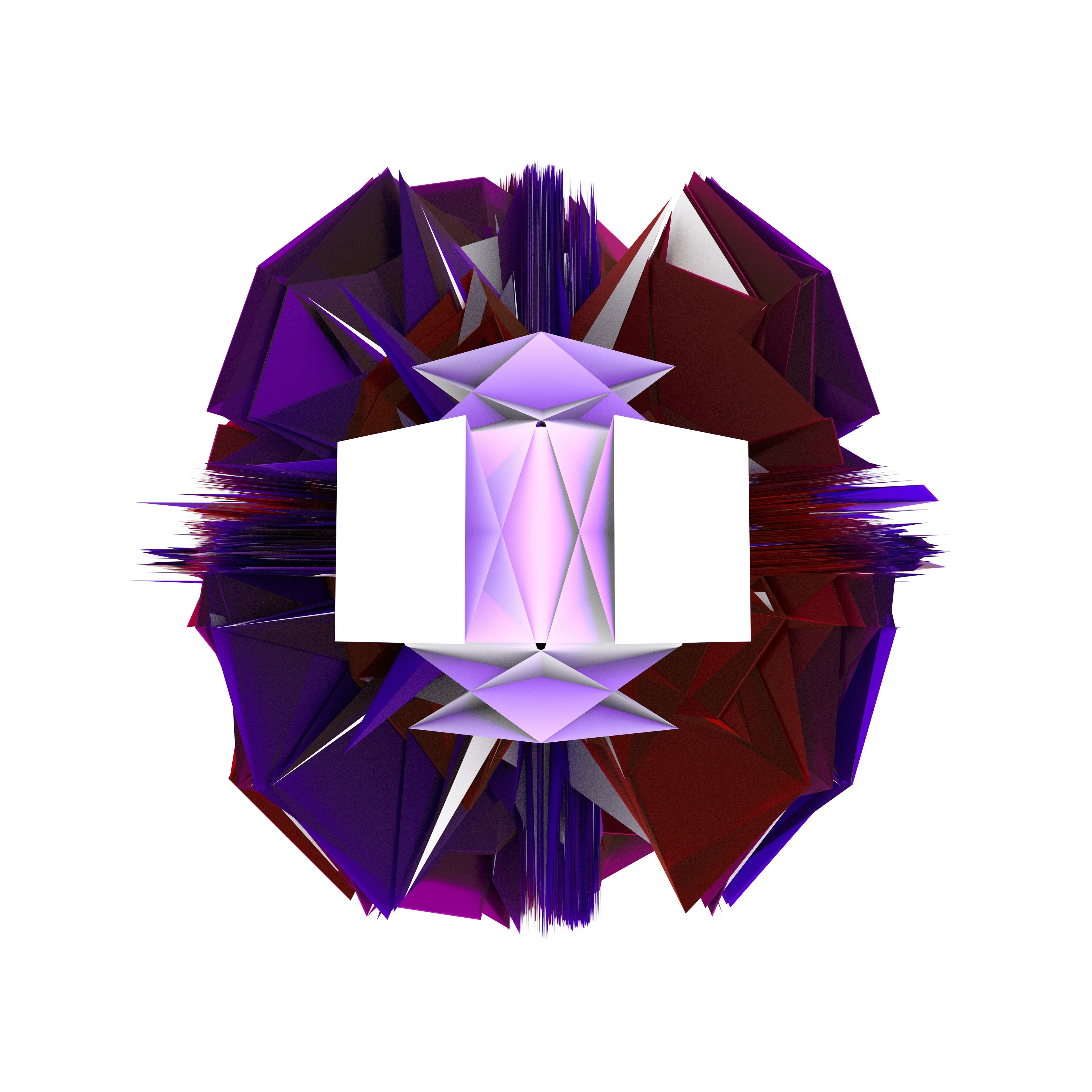 Displace the geometric. Form the chaotic. 