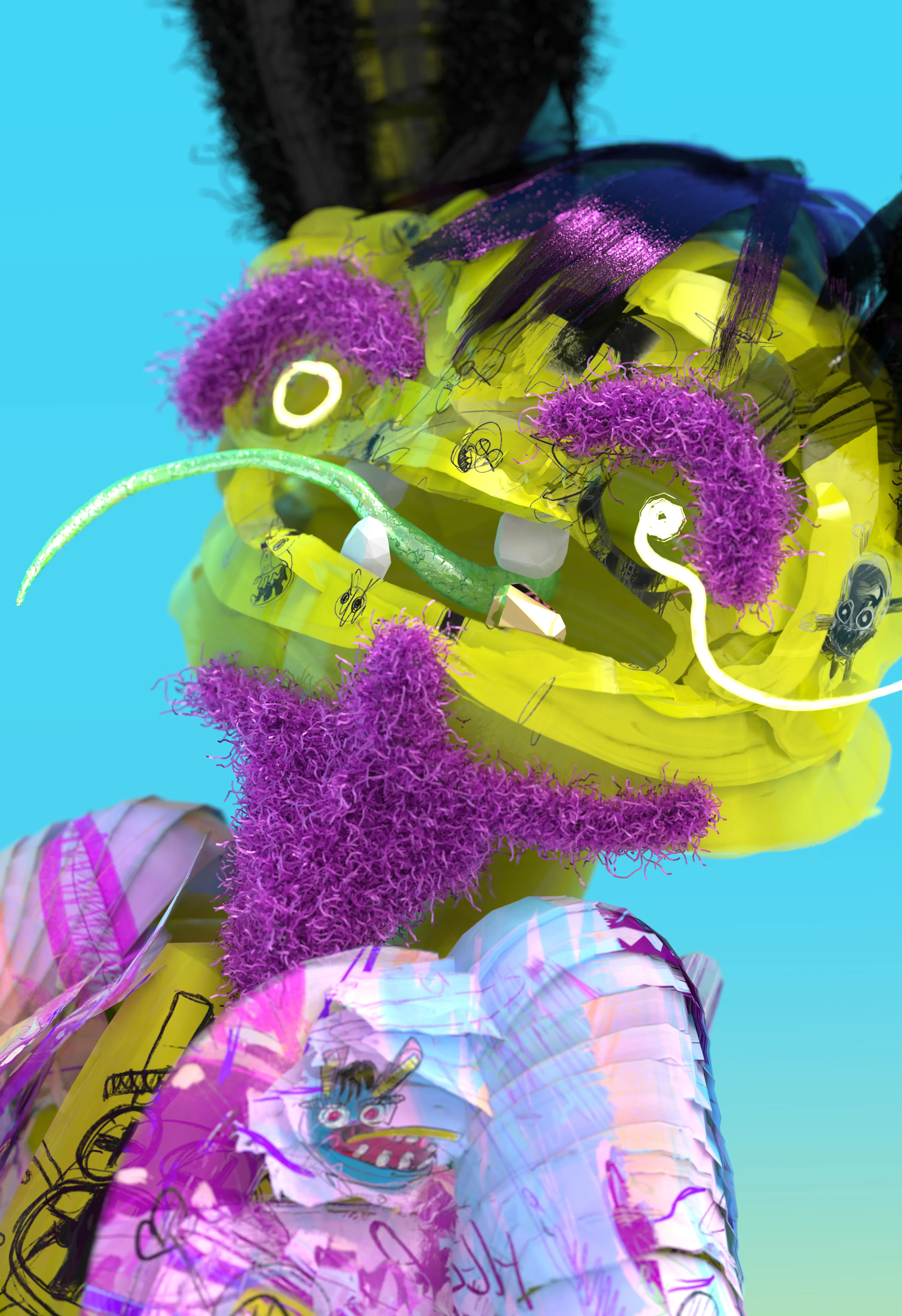 VR painting & render.

Comes with Gallery Quality Print.
Shipping & packaging included.

NB: Print only guaranteed for the first buyer.

Print info:
- Printed with Canon Pro 1000 with original inks
- 350gsm Hahnemühle Museum Etching paper
- Size 420x594 mm. 20mm border
- Signed and numbered edition 1 of 1

V Joe is part of #themjoe, an avatar project on OpenSea.

3 different POVs exist.
