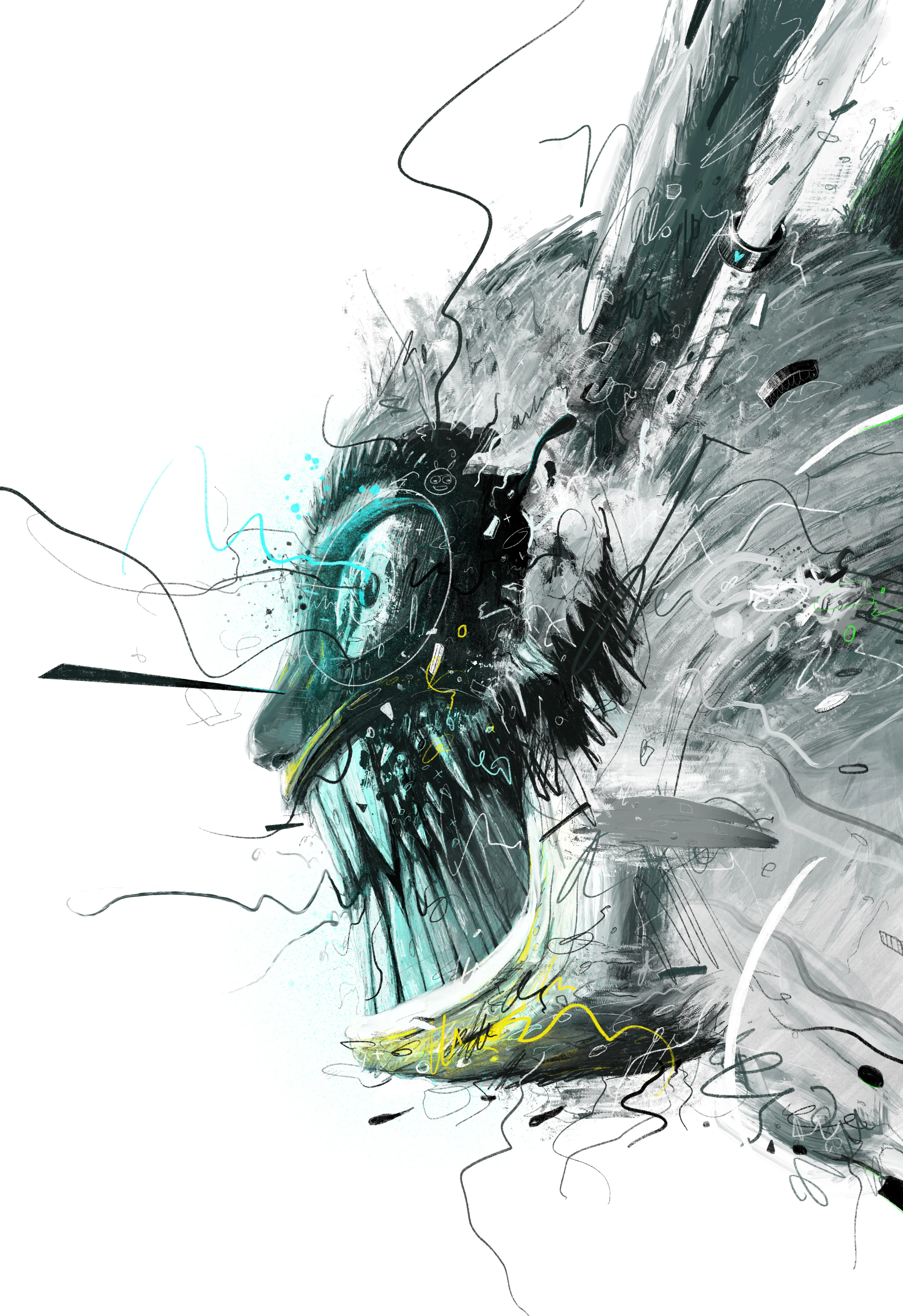 Digital painting. 

Comes with Gallery Quality Print.
Shipping & packaging included.

Print only guaranteed for the first buyer.

Printed with CanonPro 1000 with original inks on 350gsm Hahnemühle Museum Etching paper.
Size 420x594 mm.
Borderless.
Signed and numbered edition 1 of 1.