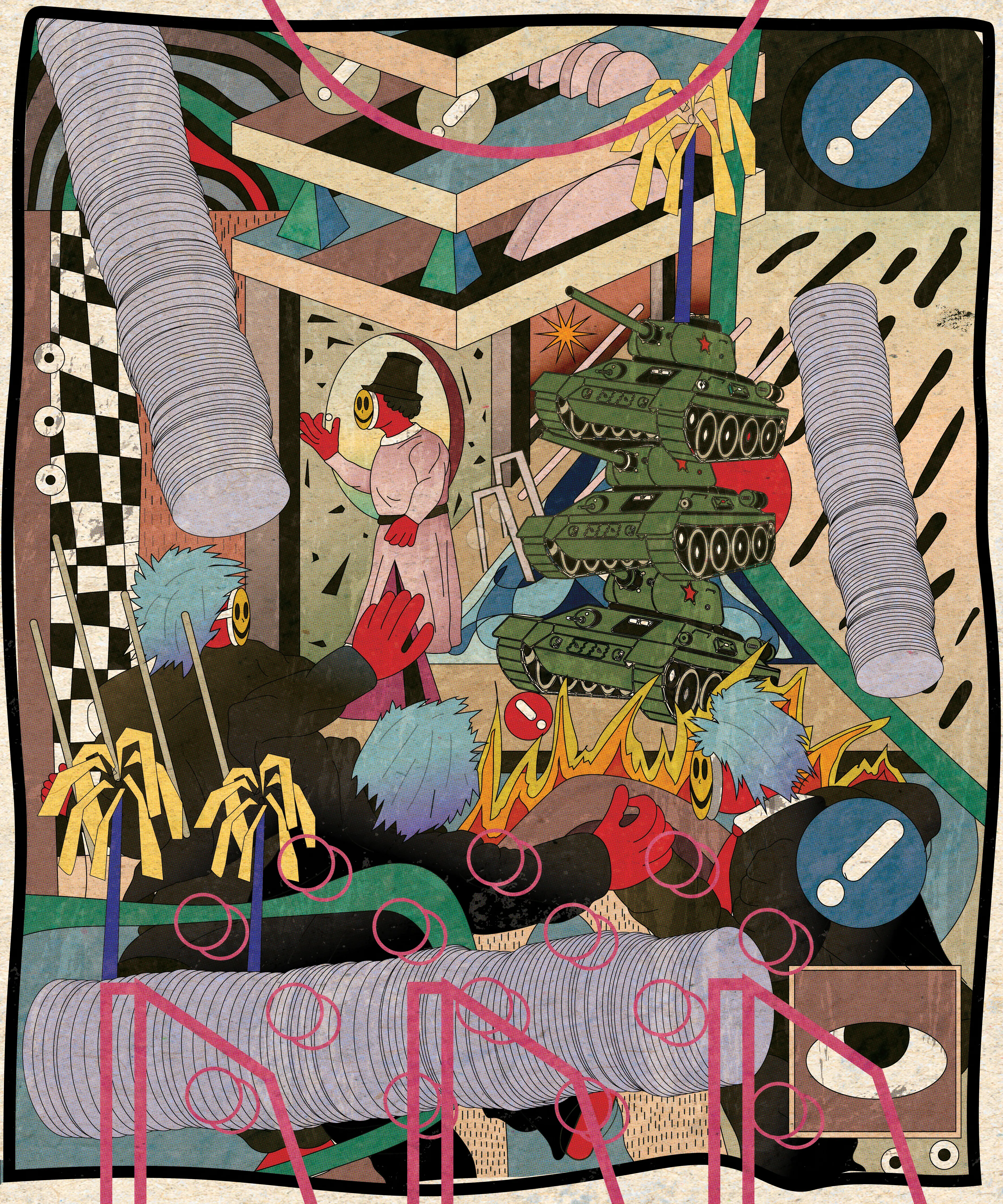 A never-ending war 
This work was done as an appeal to politicians and those who profited from the war. It is not worth sacrificing many innocent people for some political gain.
We just need to find a better way.
created by BOUBOY 