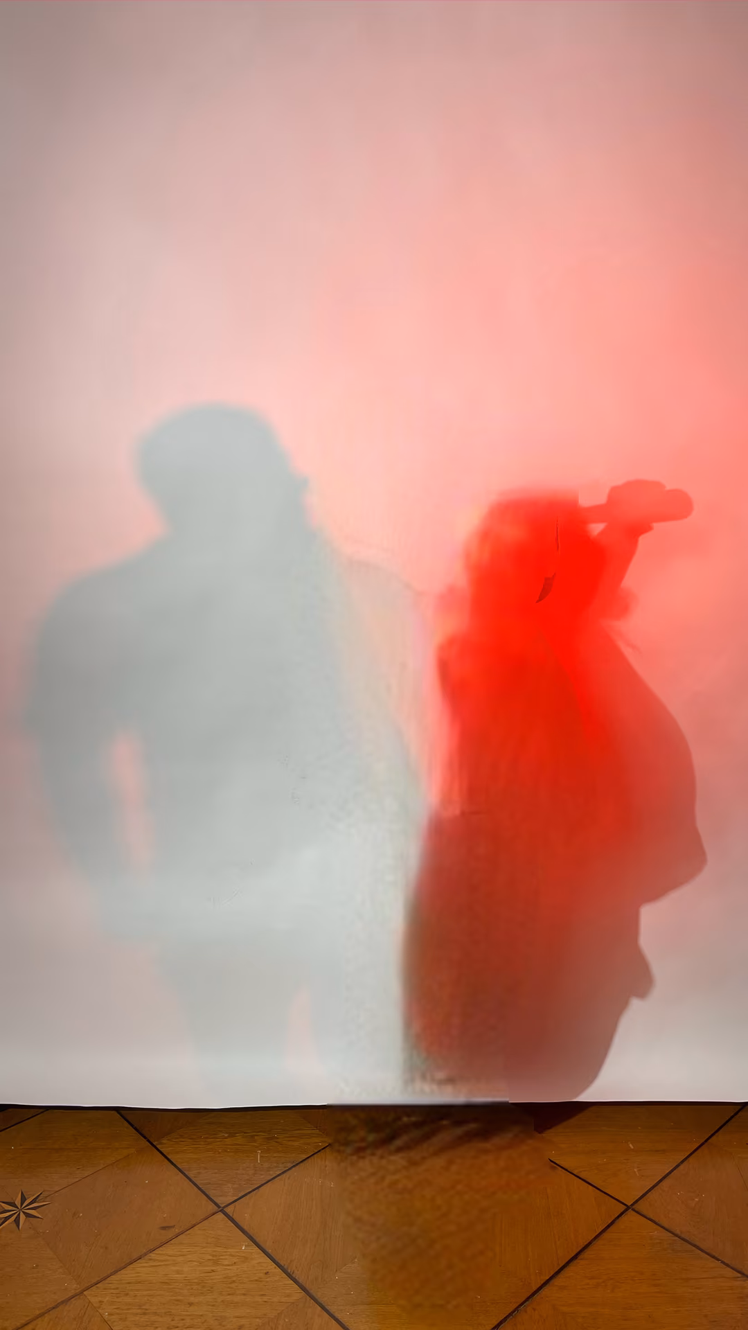 This work is part of the series 'Nude study' in which I record images with the Bye Bye Camera — an app I created. The mobile application uses neural networks to erase humans from pictures, but the camera maintains human traces. I compare these visual traces to surreal artifacts of a speculative scenario that is post-human.