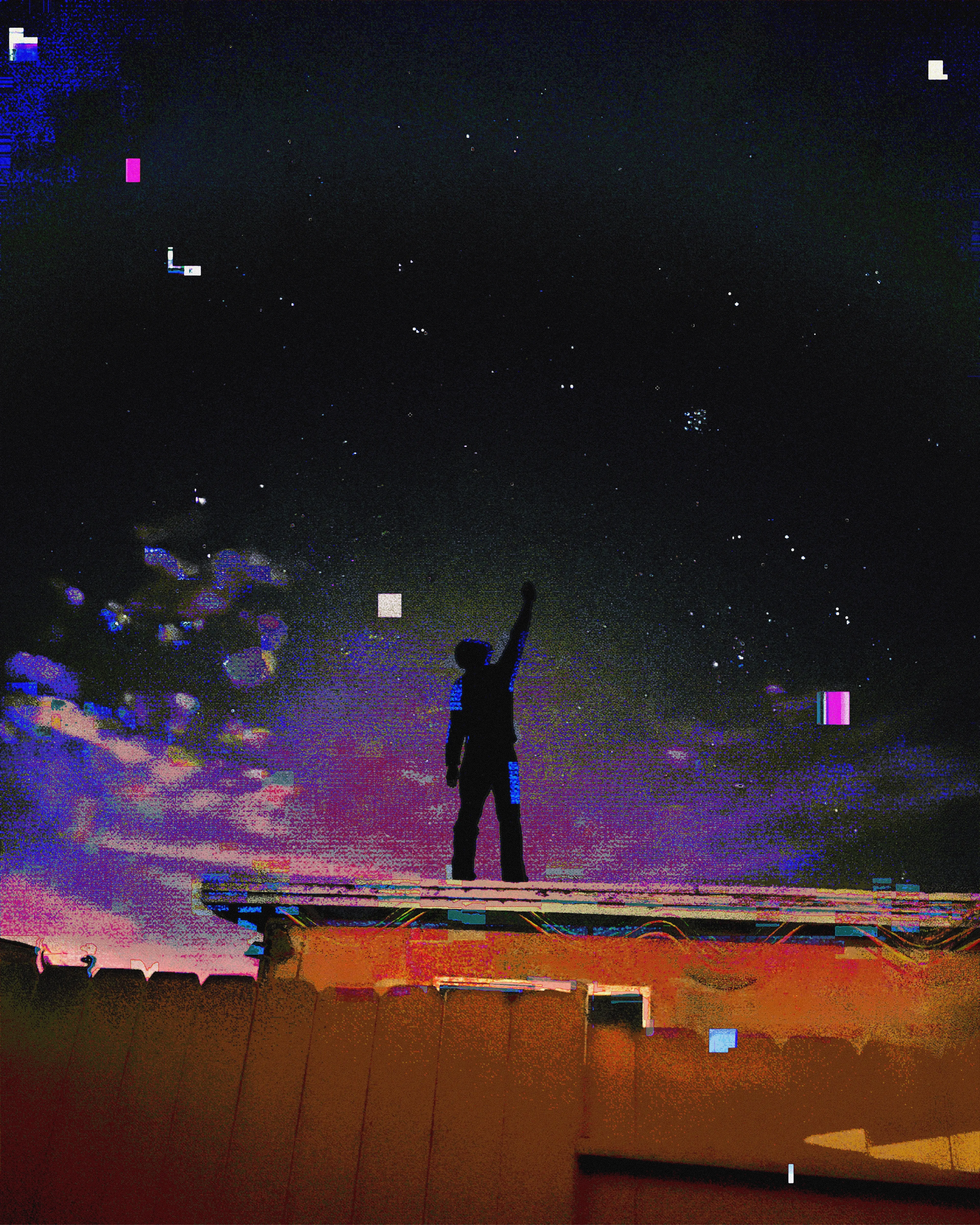 at night i looked up and thought of you
