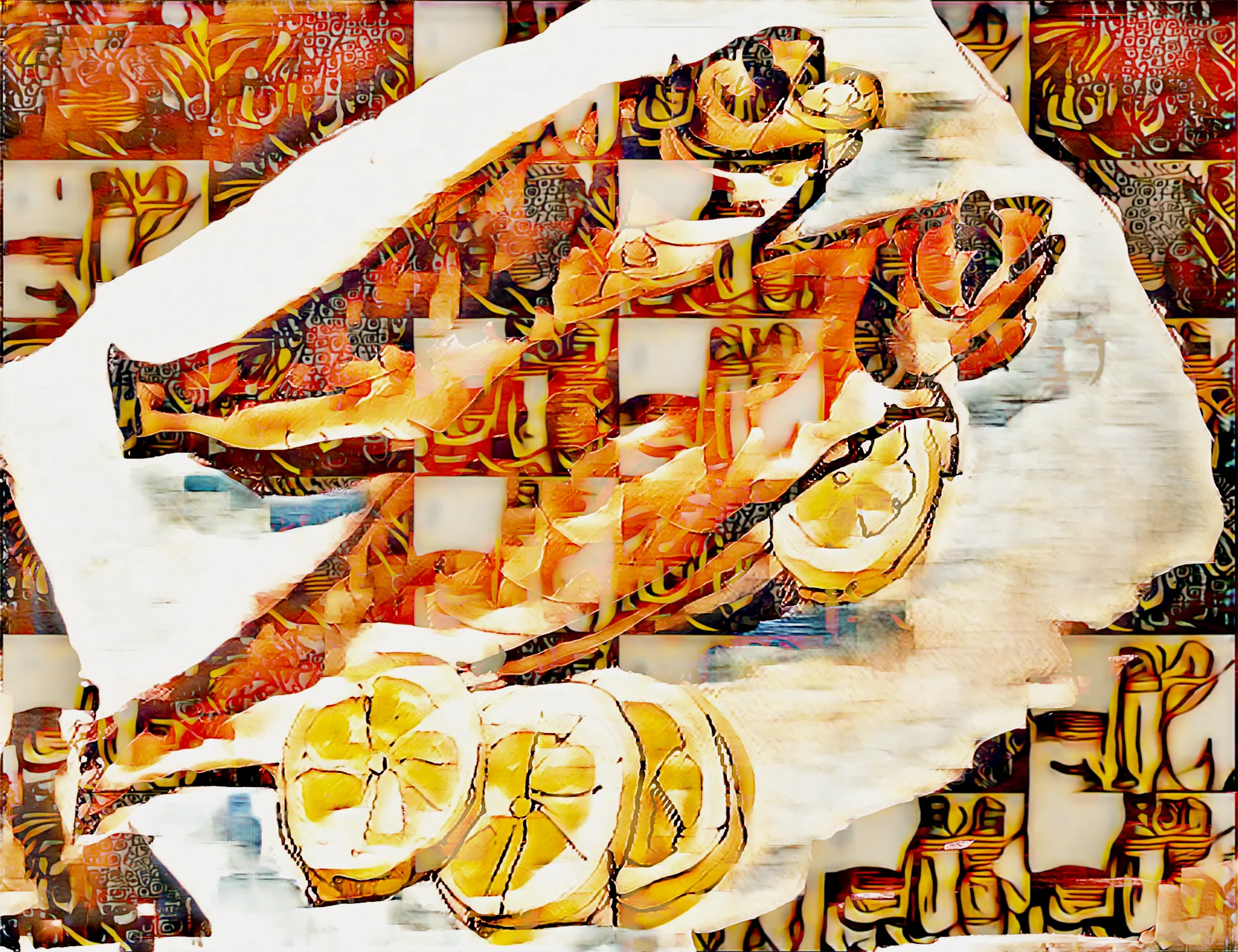 the fish is so fun to draw, cook, pun and GAN with - my original sketch, thoughts and generative models
