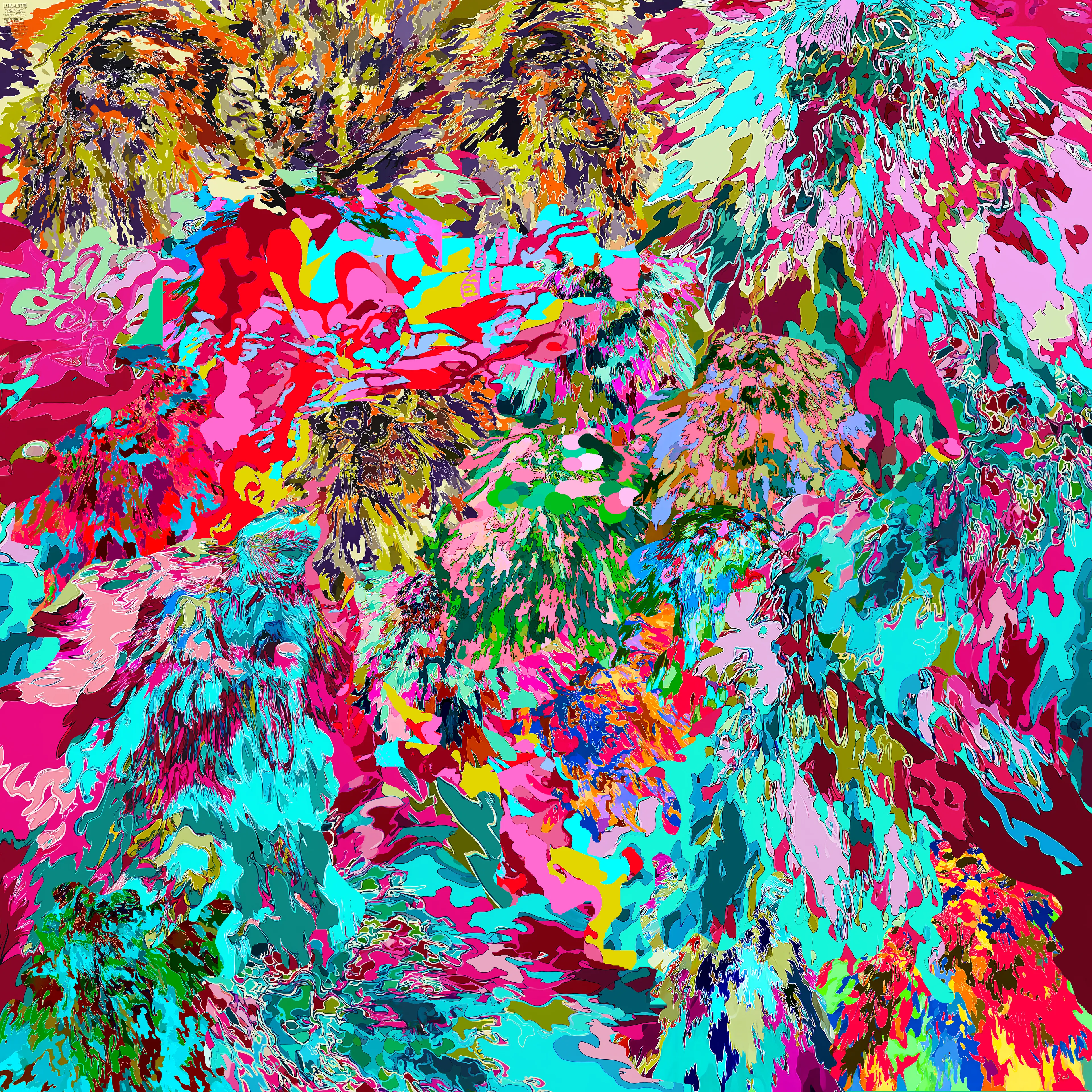 collage of AI outputs 