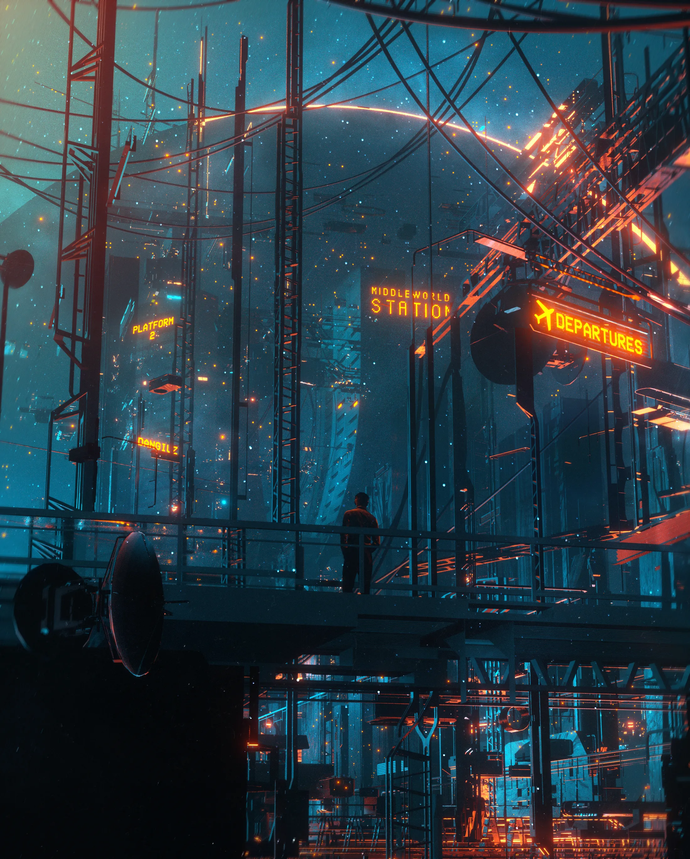 Middleworld: a place that exists only in people minds, when they're about to make a change. That middle ground connecting two worlds. You either go back or go through... You can't stay here.