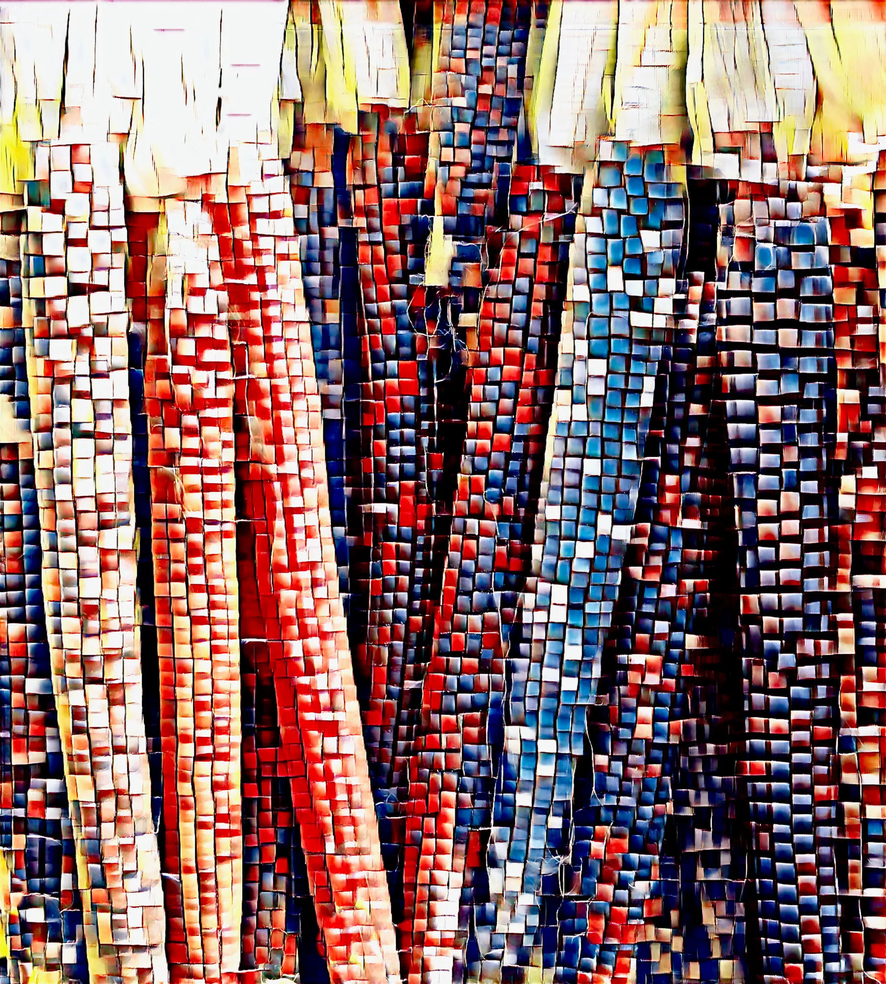 Part of the multi-year #veGAN project, culminated in my 2021 artist book - "The Book of #veGAN". The image is generated by the chain of AI models, trained on my food photography and drawings.