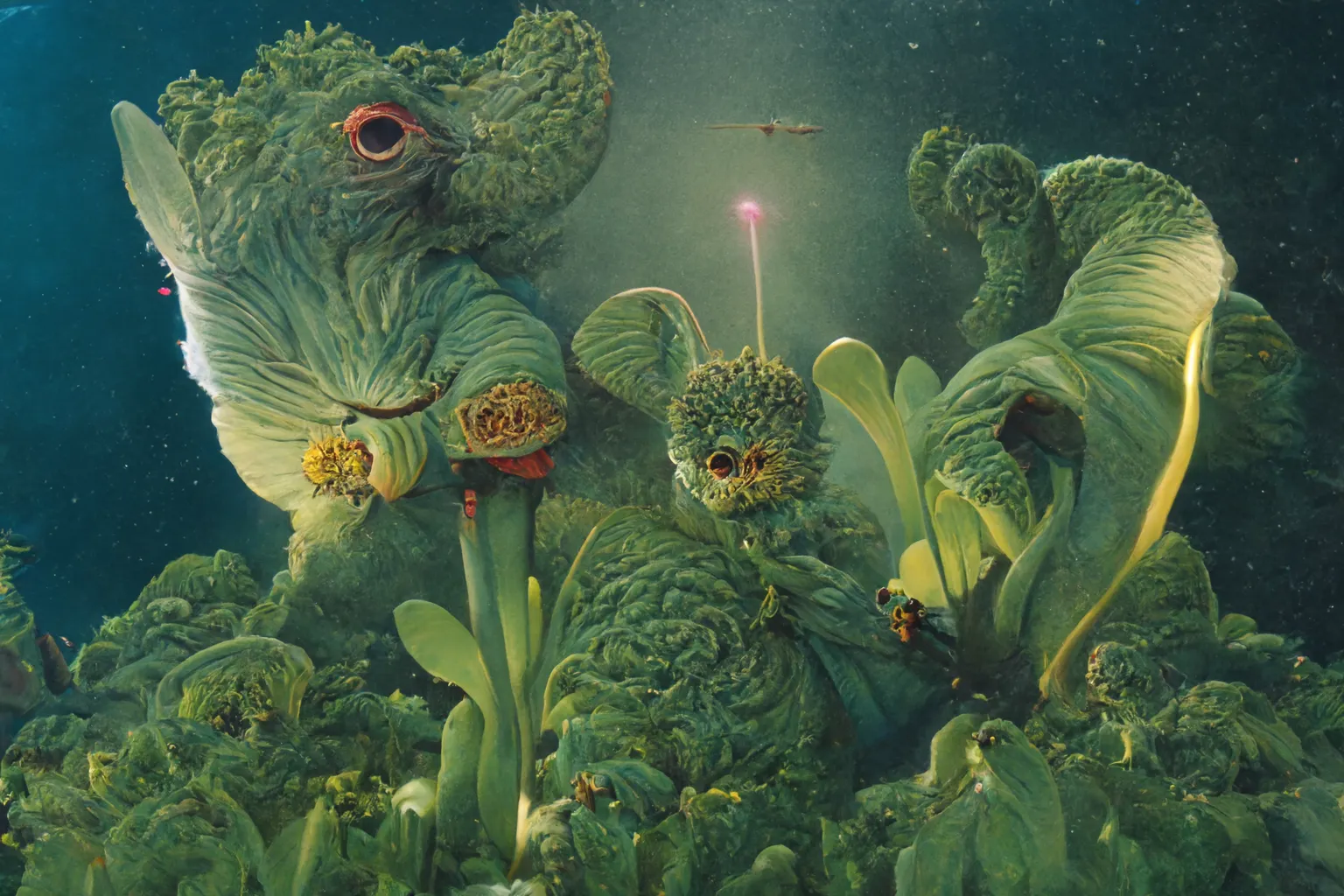 The collection titled "C Series" was created between July and September 2022. It was based on a method that utilized a zero-sum combination of weights, which significantly disrupted the functionality of early versions of Midjourney.

This was a time when AI first became accessible to the general public, and Midjourney emerged as the most democratic tool. However, it had a very pronounced stylization, causing all early works to essentially follow the same artistic style.

Using this method, Midjourney broke its internal logic and produced results unlike any others. It delved deeper than simple prompt manipulation while still retaining the stylistic characteristics of AI art from that era.

On September 13, 2022, an update was released that made such combinations impossible to use. No other artists were found to have employed this method, and as a result, the collection was effectively completed, remaining a unique phenomenon of its time.