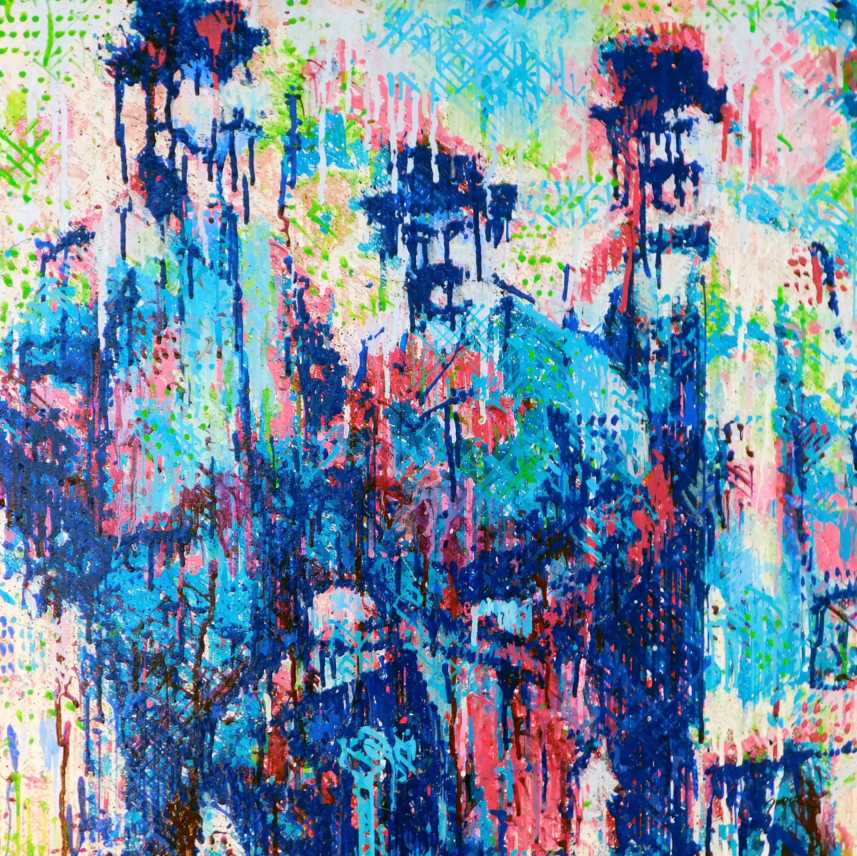 AI Generated Portrait made from historical photograph.  Painted by an artificially creative robot over the course of several days using Deep Learning and Feedback Loops.