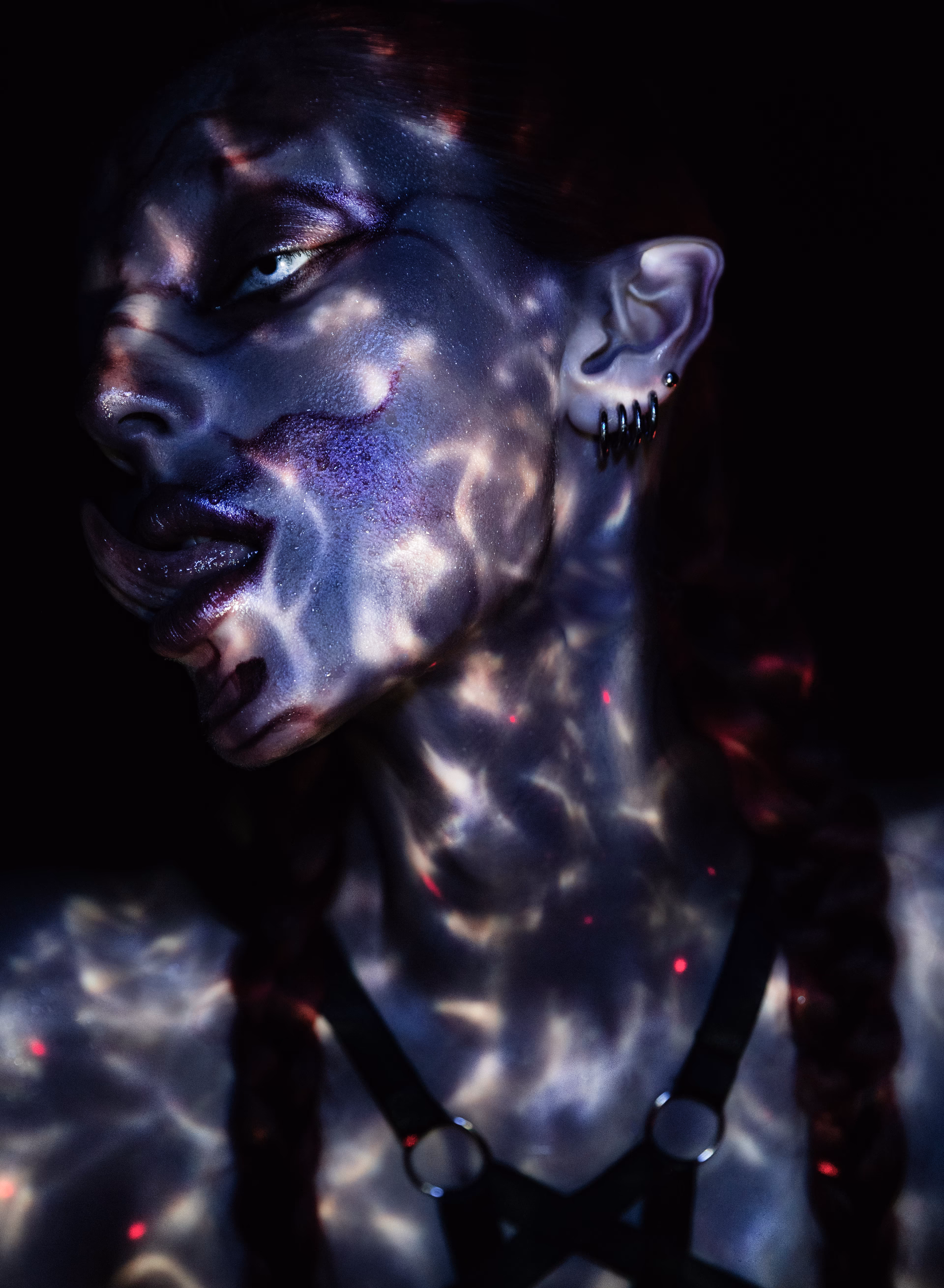 mixed digital art. selfportraitdiary 🌑