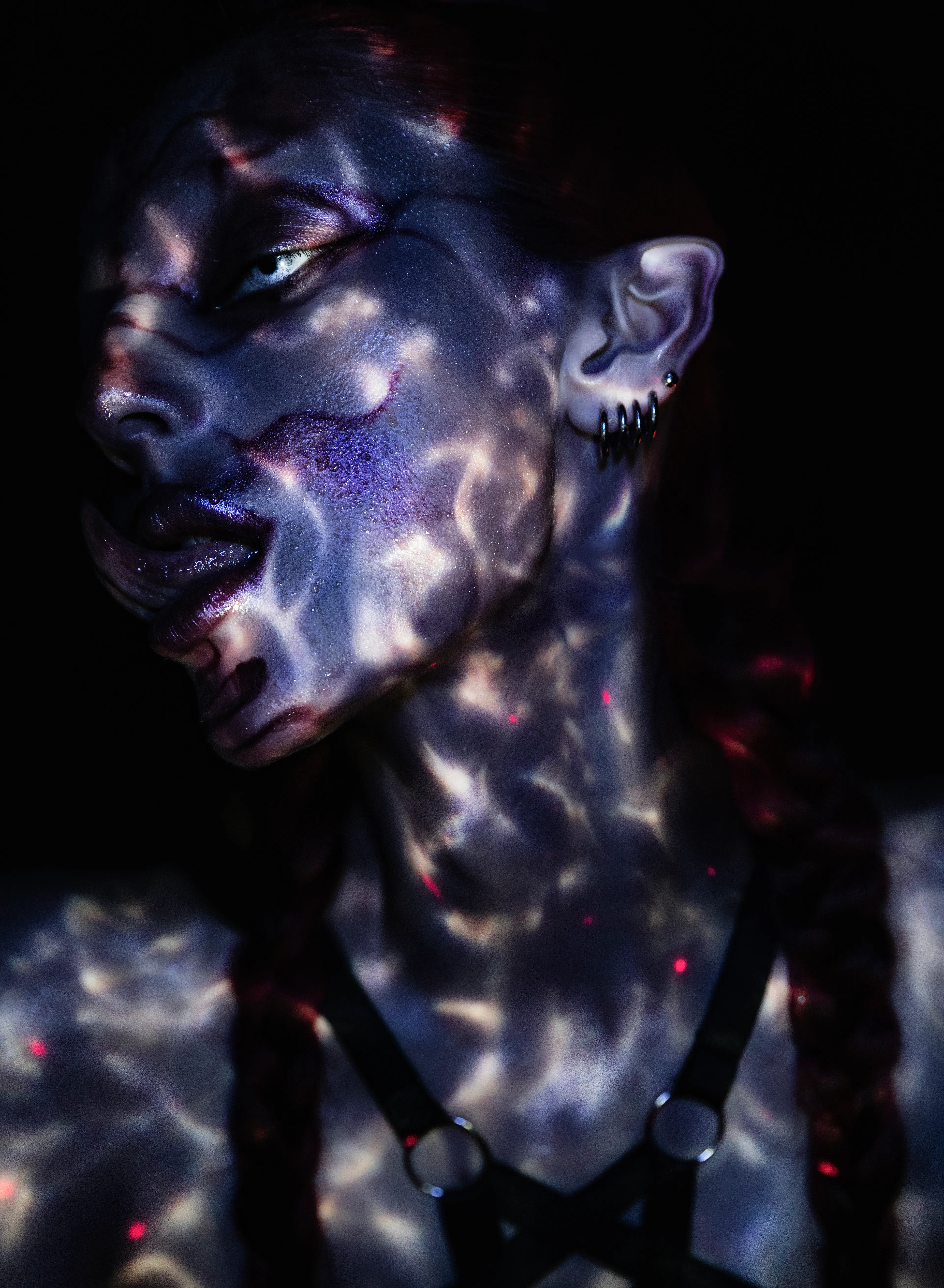 mixed digital art. selfportraitdiary 🌑