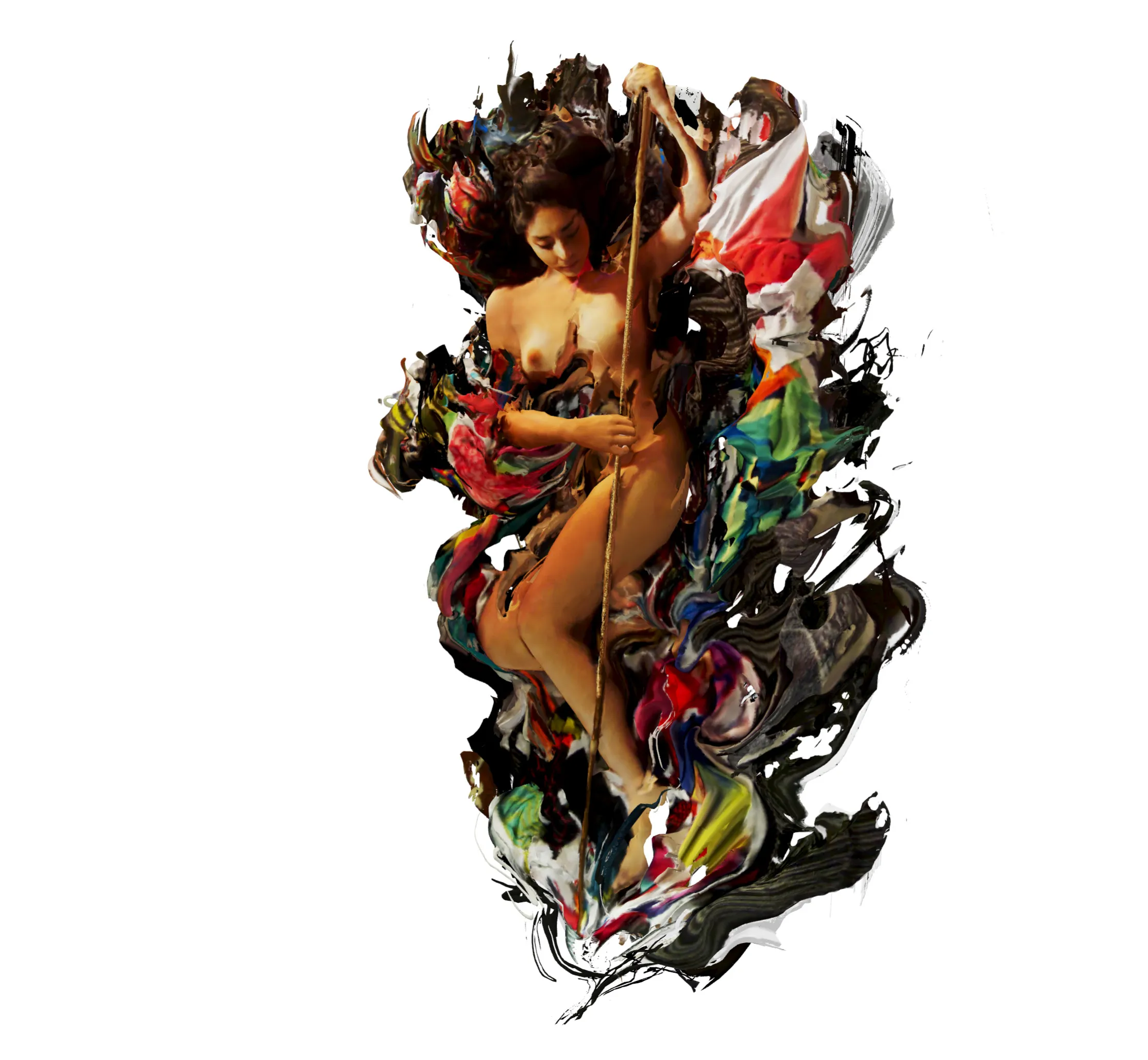3d edition of Lanza, my genesis NFT piece.
This is a low resolution version of the original sculpt. 
Owner get access to the full resolution model.

Vr sculpture made from a homemade photogrammetry, worked with a virtual reality sculpting and painting software.