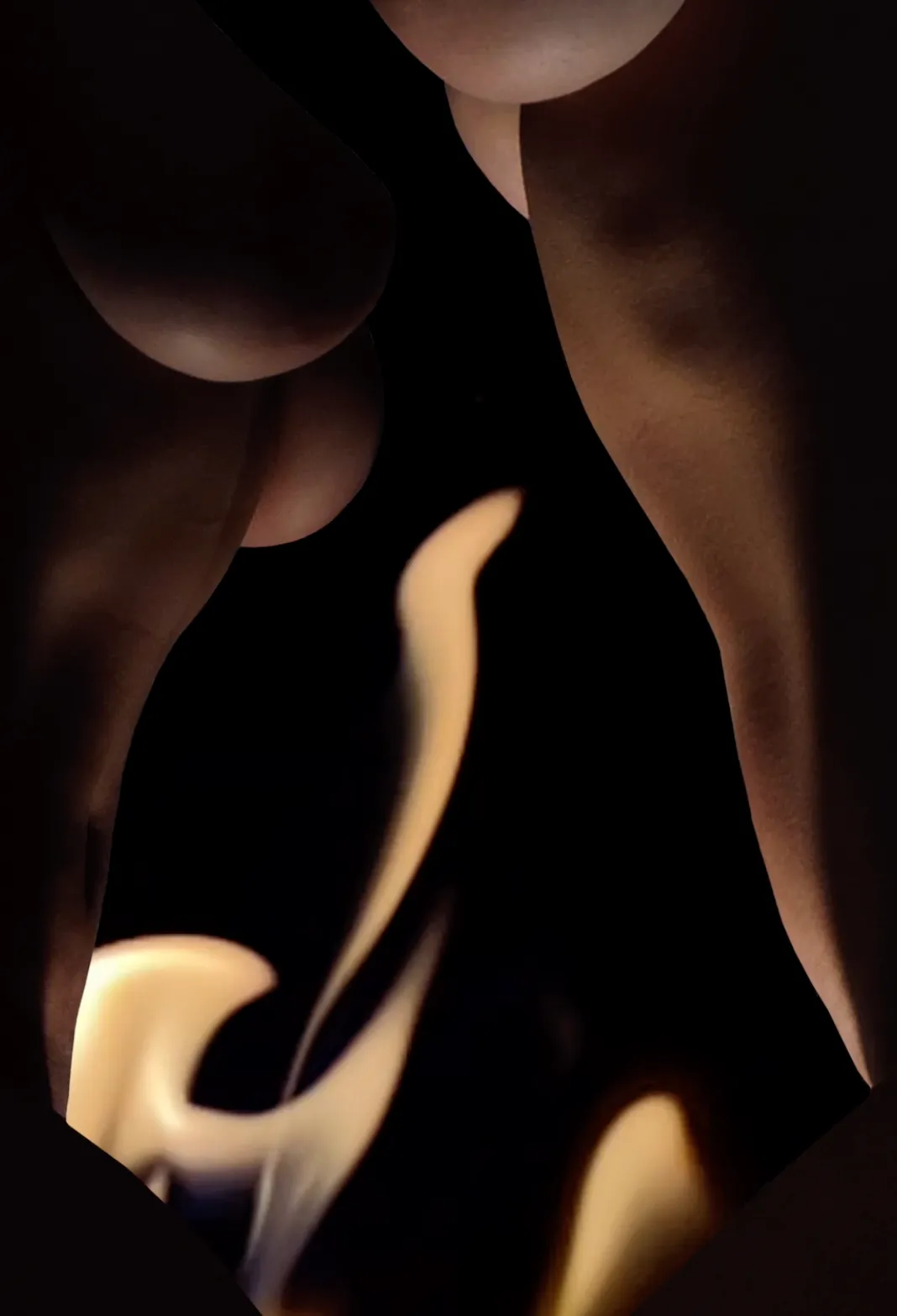 Fire and water, two elements that sculpt the planet we exist on. 
With the curves of her body creating a canyon of desire, she flows like water able to sustain all life while at her core rests a fire, awaiting its spark.When she ignites, she rises from the ashes and what burns can prevail throughout eternity.
For more info on this piece please go to: https://aylanft.com/flame-of-the-canyon