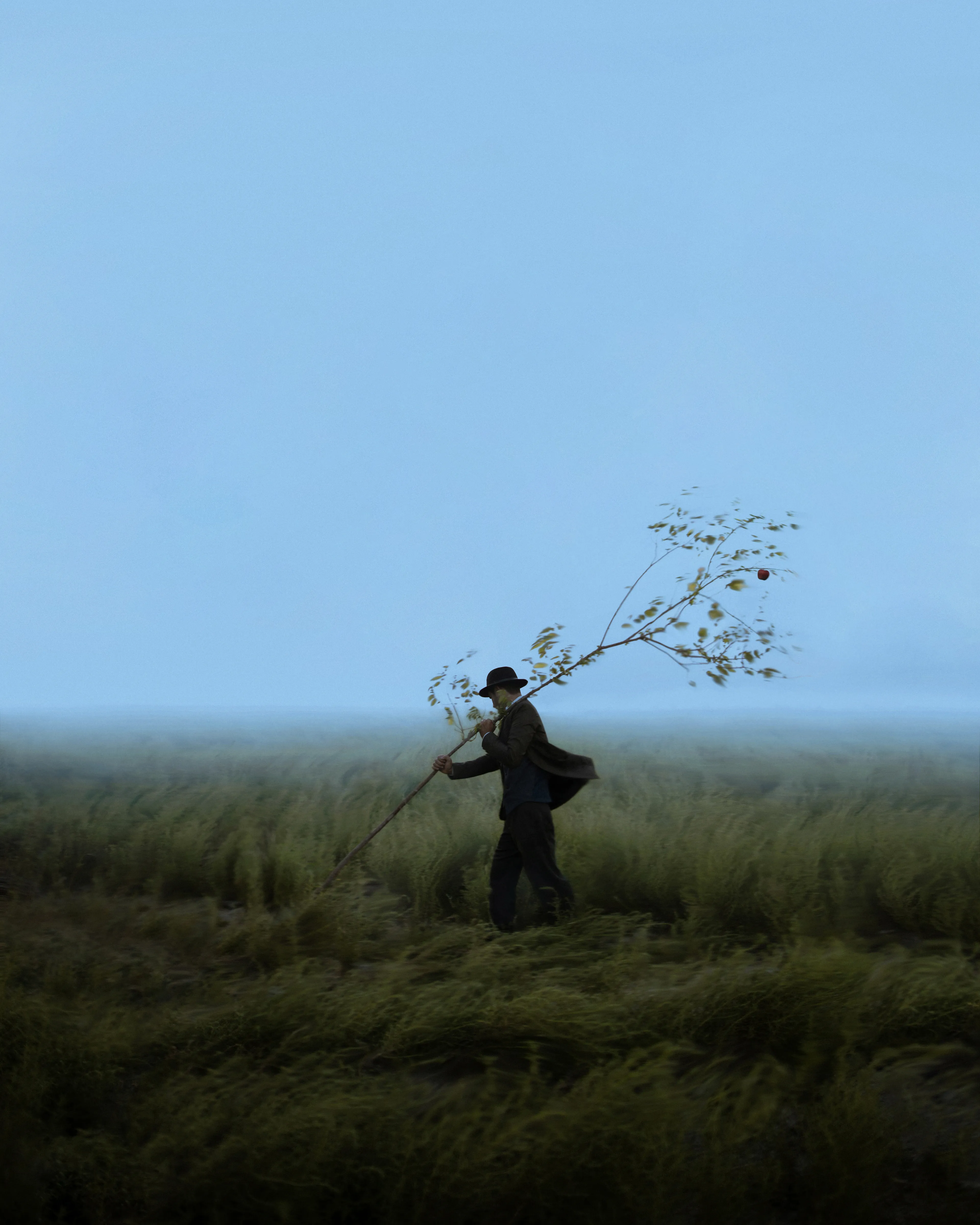 The planet doesn't need more successful people . The planet desperately needs more ; peacemakers , healers , Savior’s , story tellers and lovers of all kinds !

Digital photography, Self-portrait (2022).  
