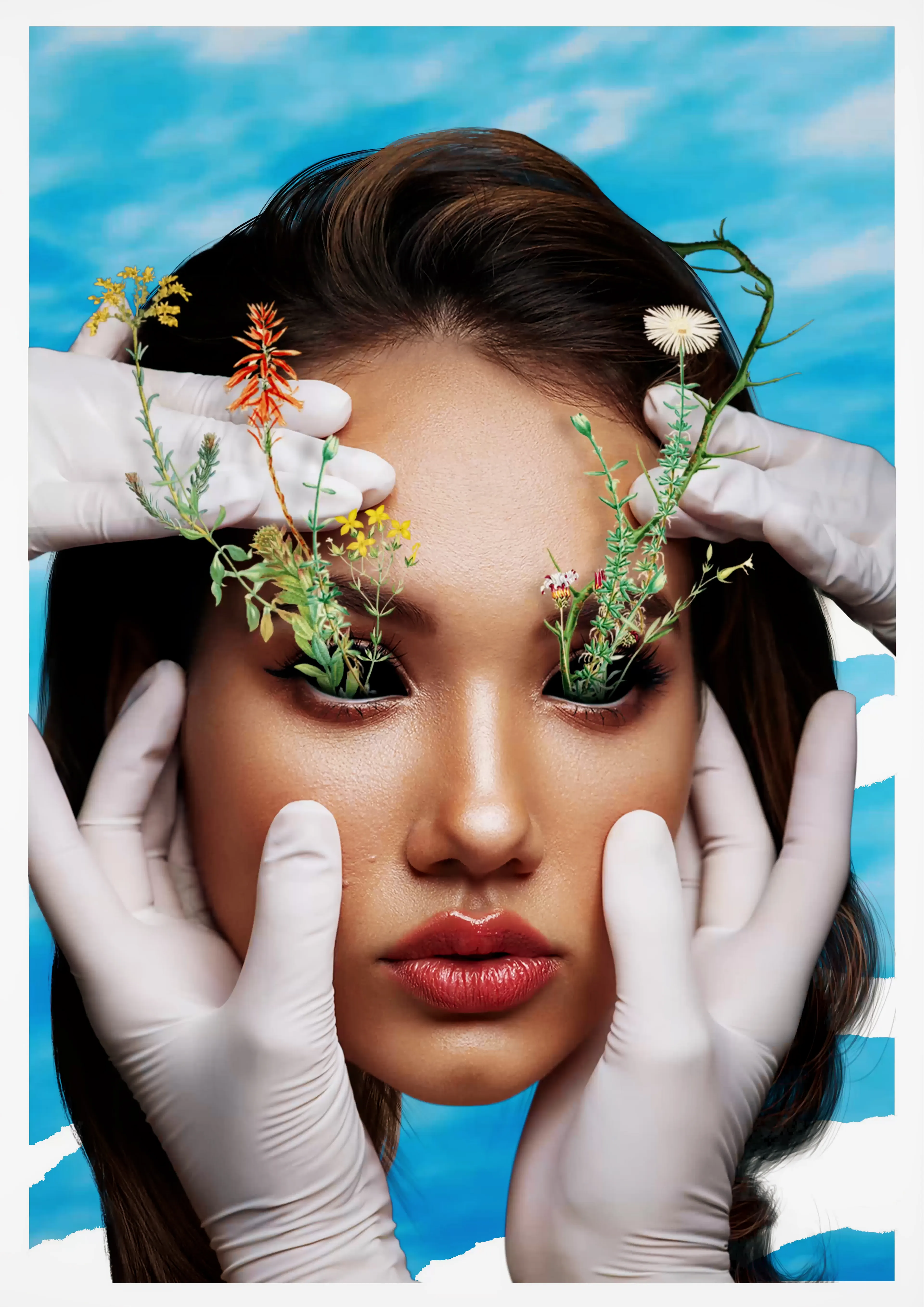 “The Botanist" brings me back to my roots. Years ago, I had an obsession with searching the public domain for vintage botanical illustrations. Found images were scanned and digitally collaged using Photoshop. “The Botanist” will be making its debut during Art Basel Miami 2021. For the first time in my career, my work will be
projected on a building as part of a public art installation.