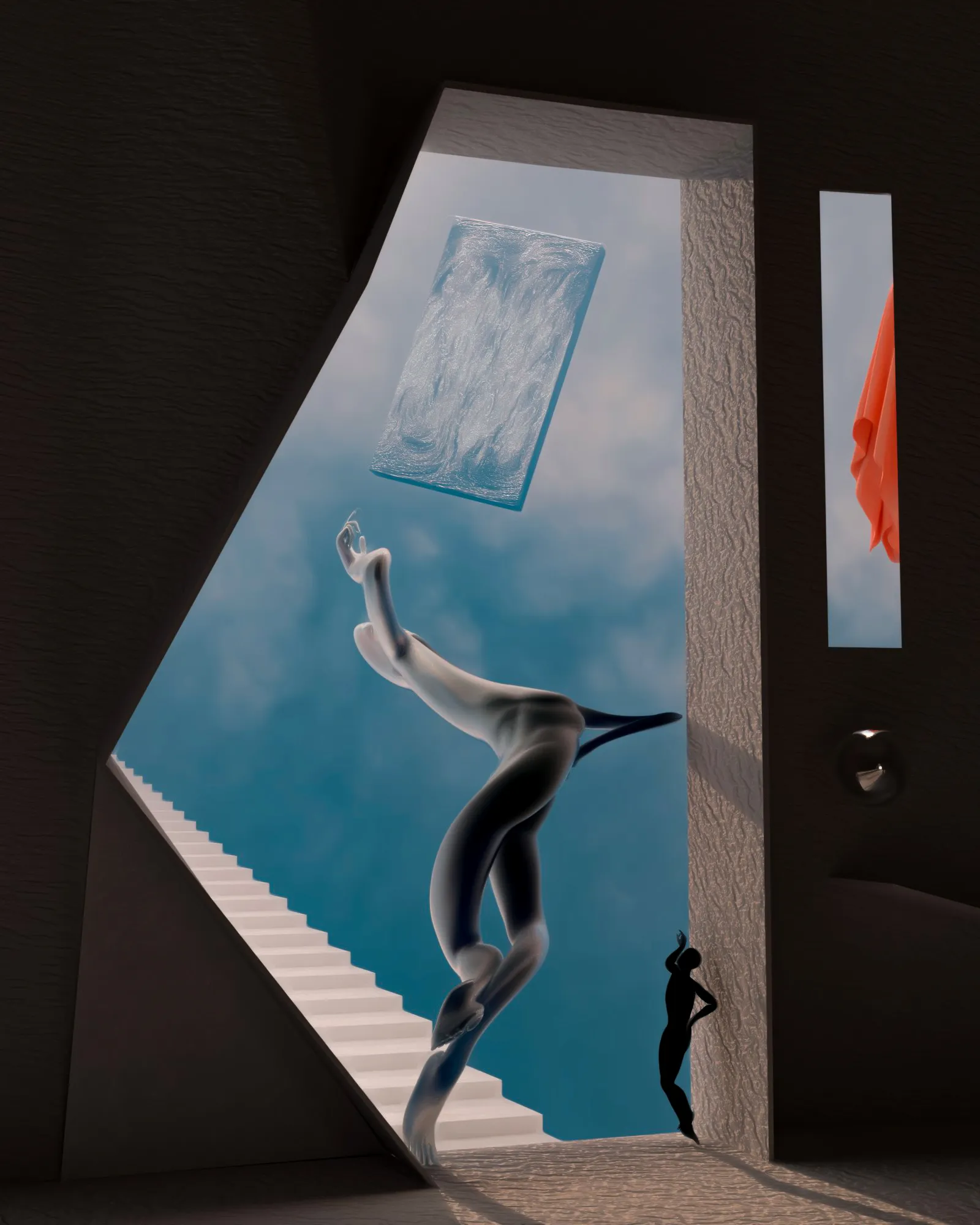 Beauty drags the edge of the shadow.

Second piece from "The manual for the masochist" series 2019 - (2/2)

