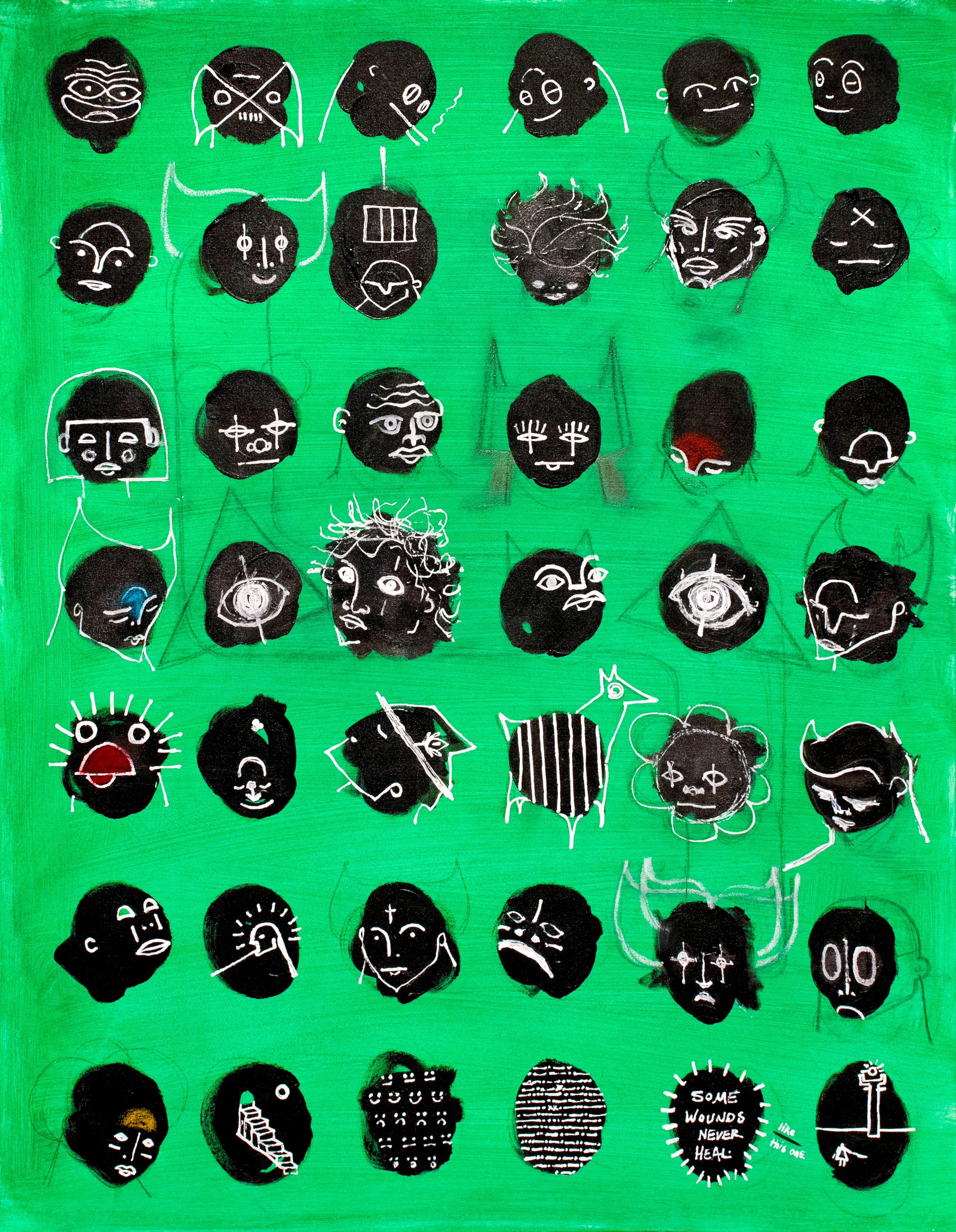 ponzi is a matter of perspective. 
physical painting. acrylic, pastel and pencil on canvas.
70*90cm. 2023. C3.