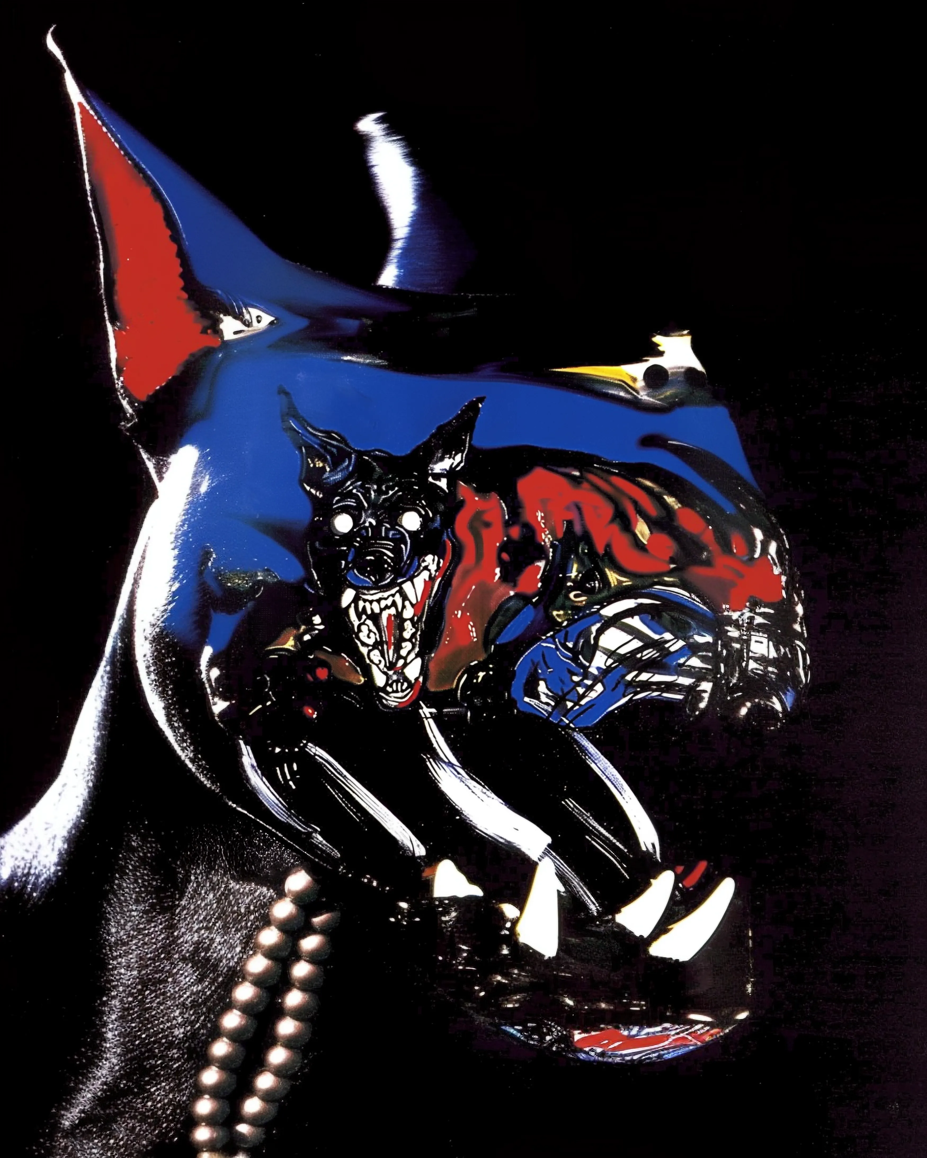 Portrait of angry dog, 2025.