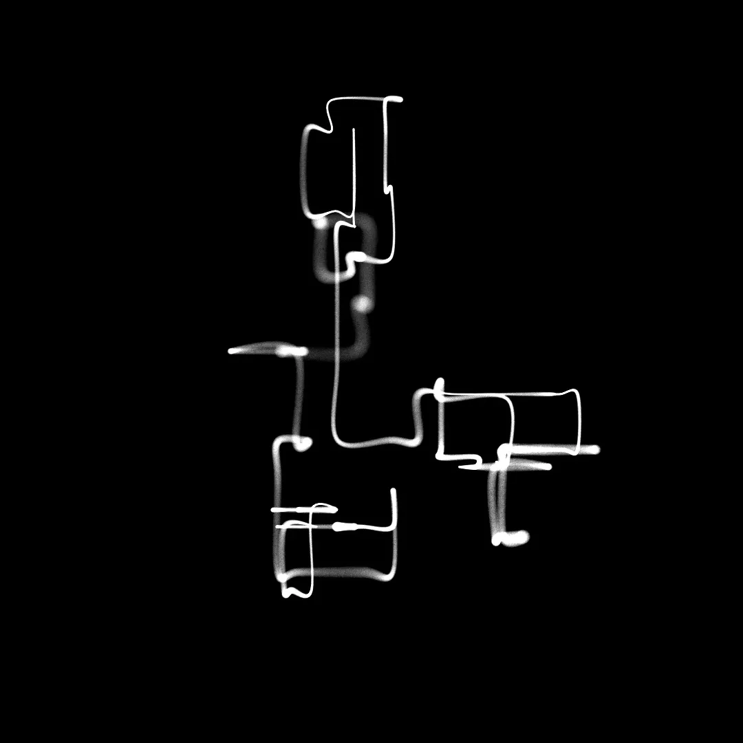 This animation has been generated in
realtime with code - Study around
random walking and procedural
depth of field - Details: 1080x1080,
Loop, 573 Frames, 30 FPS
