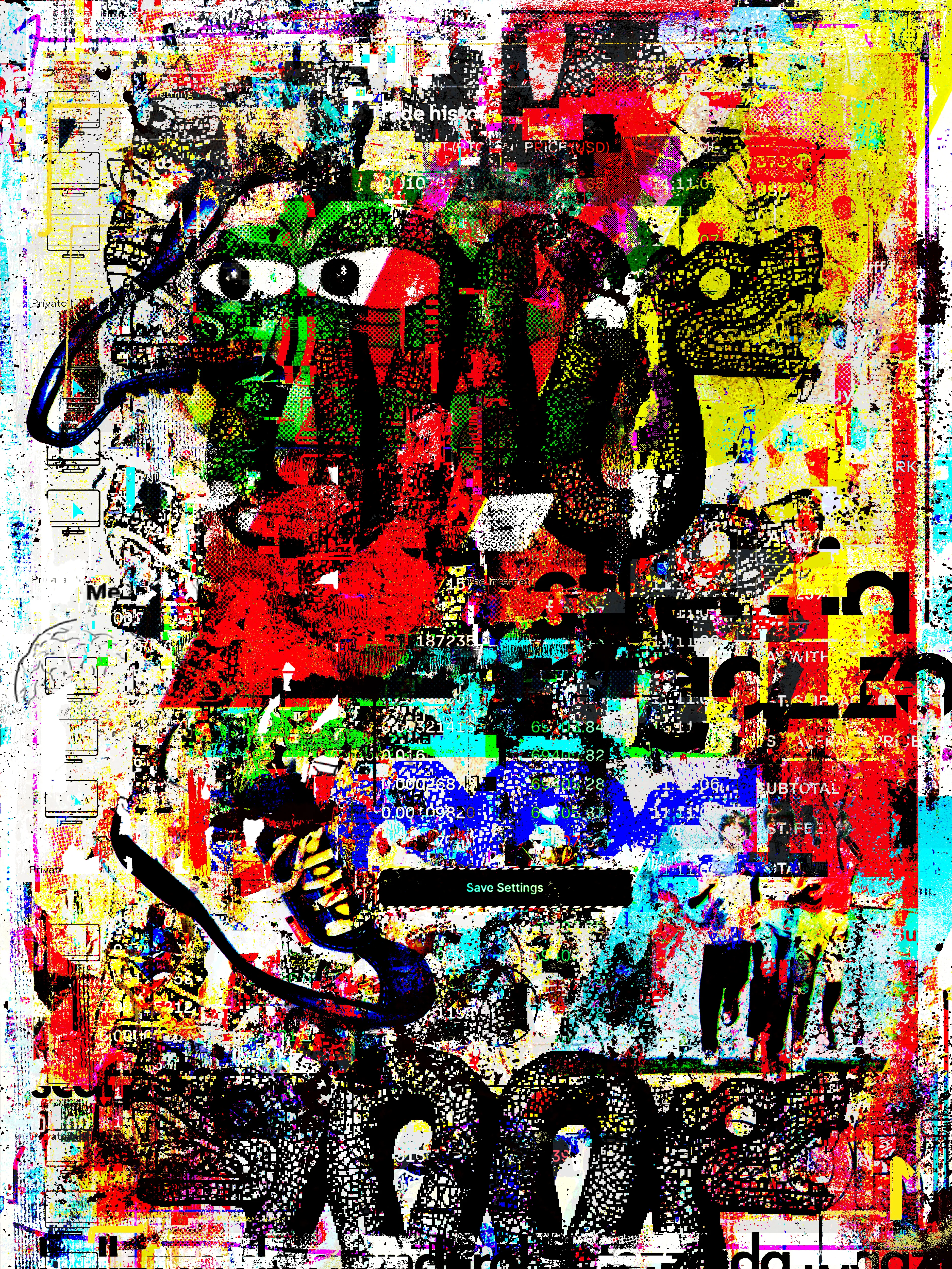 believing in something | inset | digital collage | 2024