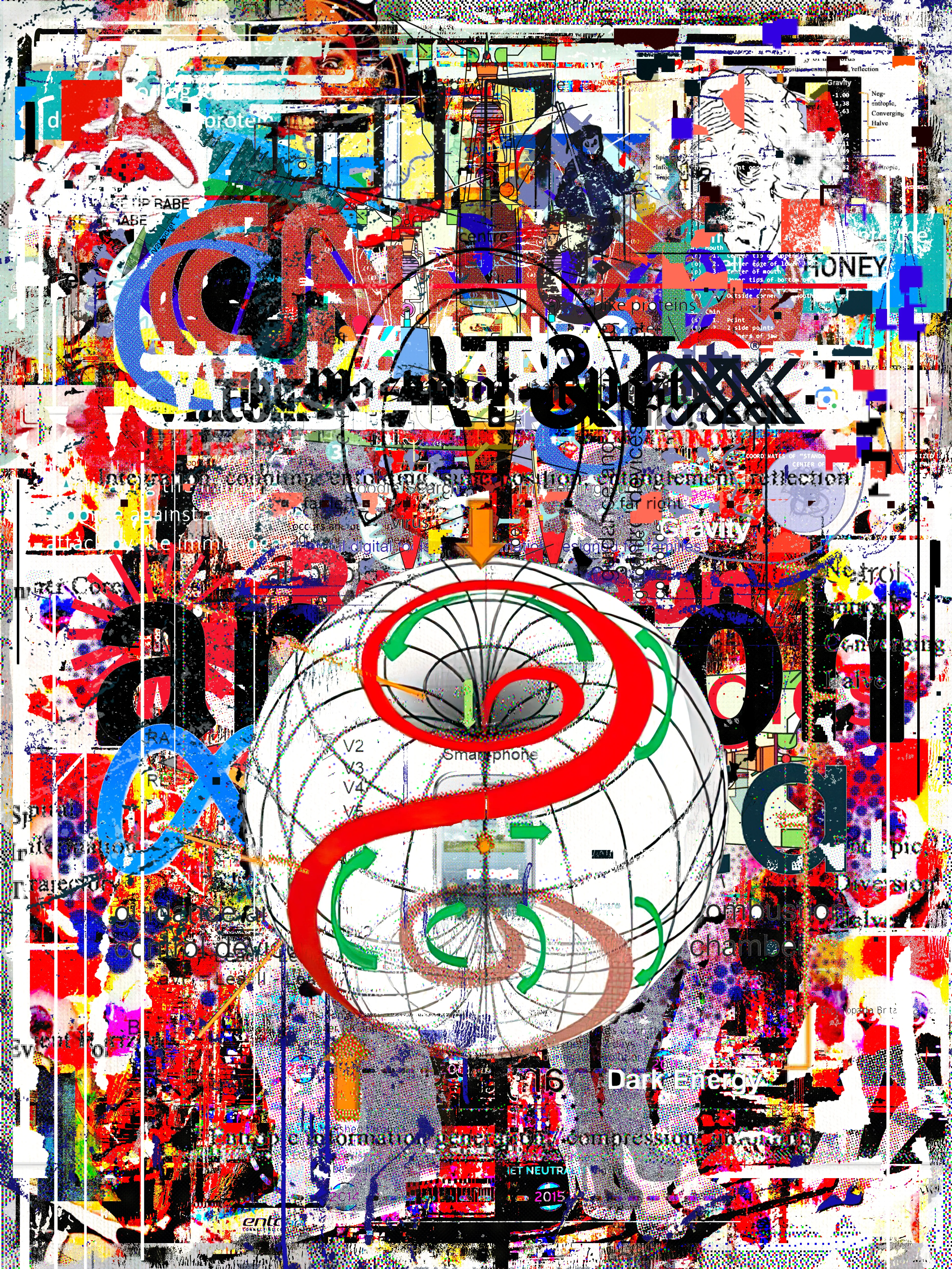 yes honey | inset | digital collage | 2024