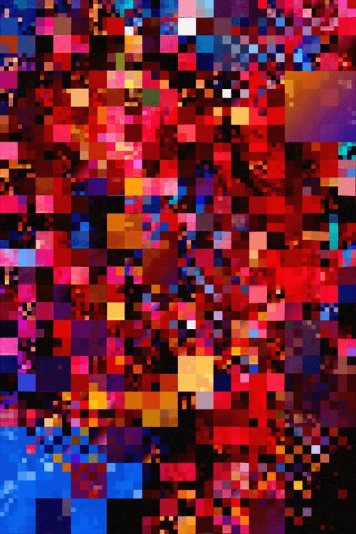 <p>Tyler Boswell’s “Metamosaic” delves into the concept of relativity, emphasizing how our understanding of objects hinges upon their relationships with other elements — whether through neighboring units, contrasting scale references, or familiar counterparts. The interplay of comparisons like these provides a comforting comprehension of a entity’s essence, even while it may appear functionally indecipherable.</p>
<p>“Metamosaic” specifically takes inspiration from the widespread use of squares in breaking down spatial contexts, where the use of blocks, pixels, and varying units of measurement adeptly mediate discrepancies between scales and contents. Whether recalling human-made divisions of land, digital screens, cartography, or tilework, this series celebrates the precision of the grid and the hidden complexity of underlying detail it can contain. It suggests an uncharted world within each composition, one that’s a minuscule yet indispensable fragment of something vast and incomprehensible. Patterns may lurk within every piece, even as their origins seem random and boundless. At its essence, this is an abstracted exploration of contrasting units whose randomness is accentuated so far that they ultimately highlight the profound similarity and unity that transcends vastly differing scales.</p>