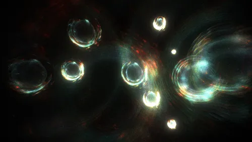 <p>At the moment of the primordial event (scientists call it the “Big Bang”), the universe had a high degree of symmetry, meaning its properties were consistent in all directions. As the universe evolved, some of those symmetries broke down, leading to the formation of matter and the diversity we observe today. Recent studies of this symmetry, and ways of breaking it, have helped modern physics uncover the origins of mass, the behavior of particles, and the structure of the universe itself, providing profound insights into the fundamental nature of reality.</p>
<p>In “A broken symmetry — the cat’s parabola,” HAL09999 experiments with slight variations on the initial conditions of a system made from millions of particles. By using simple physics in what the artist calls a “quasi-simulation,” these pixels are scattered through the space of the screen without any intention of a specific outcome. Any shapes observed in the final images are the consequence of the primordial asymmetry applied to the original system.</p>
<p>Without reference to scale, these works can represent the fundamental forms of phenomena that are typically invisible to the eye. Whether they are the shapes of cosmic birth and its expansion, splattered particles that make up the material world, or even intangible memories, these works share the harmony within the asymmetrical nature of our existence.</p>