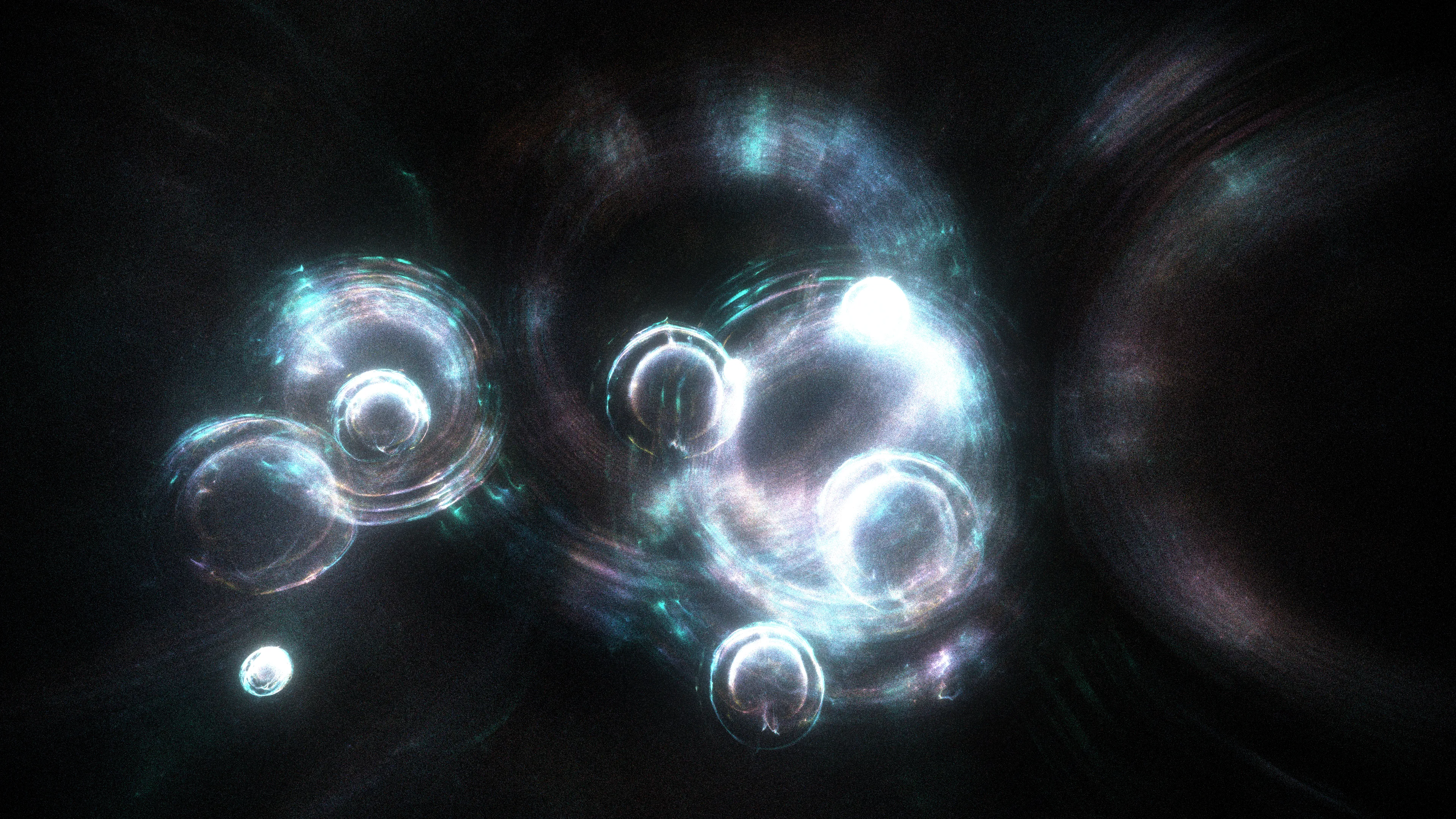 <p>At the moment of the primordial event (scientists call it the “Big Bang”), the universe had a high degree of symmetry, meaning its properties were consistent in all directions. As the universe evolved, some of those symmetries broke down, leading to the formation of matter and the diversity we observe today. Recent studies of this symmetry, and ways of breaking it, have helped modern physics uncover the origins of mass, the behavior of particles, and the structure of the universe itself, providing profound insights into the fundamental nature of reality.</p>
<p>In “A broken symmetry — the cat’s parabola,” HAL09999 experiments with slight variations on the initial conditions of a system made from millions of particles. By using simple physics in what the artist calls a “quasi-simulation,” these pixels are scattered through the space of the screen without any intention of a specific outcome. Any shapes observed in the final images are the consequence of the primordial asymmetry applied to the original system.</p>
<p>Without reference to scale, these works can represent the fundamental forms of phenomena that are typically invisible to the eye. Whether they are the shapes of cosmic birth and its expansion, splattered particles that make up the material world, or even intangible memories, these works share the harmony within the asymmetrical nature of our existence.</p>
