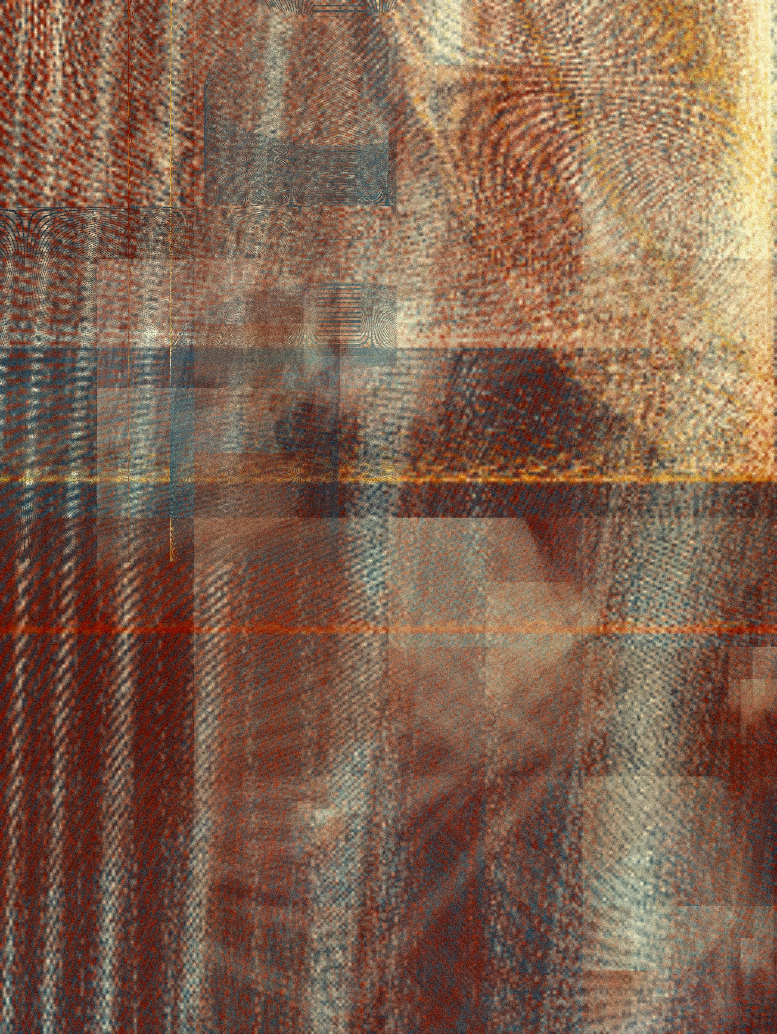 <p>Lisa Orth’s “inter/sections” explores the concept of creating a shared viewpoint through the overlap of multiple perceptions. The algorithm behind this series merges layers of code at contrasting scales, perspectives, and alignments, creating a visual synthesis that unites a variety of viewpoints into a cohesive whole.</p>
<p>Inspired by the multiplicity of perspectives, this project seeks to reveal the points where different views intersect, offering a glimpse into a shared truth. The work prompts contemplation of the common threads woven through our experiences, where overlapping viewpoints paint a picture of our shared reality. As layers of code converge, they mirror the connections we discover when navigating the vast landscapes of our experience, encouraging us to perceive unity amid apparent differences: a reflection on the beauty of embracing diverse viewpoints to create a collective understanding.</p>
<p>Artwork © 2023 Lisa Orth. </p>
<p>This artwork is sold under and governed by the FeralFile Artist + Collector Rights agreement: 
feralfile.com/docs/artist-collector-rights</p>
