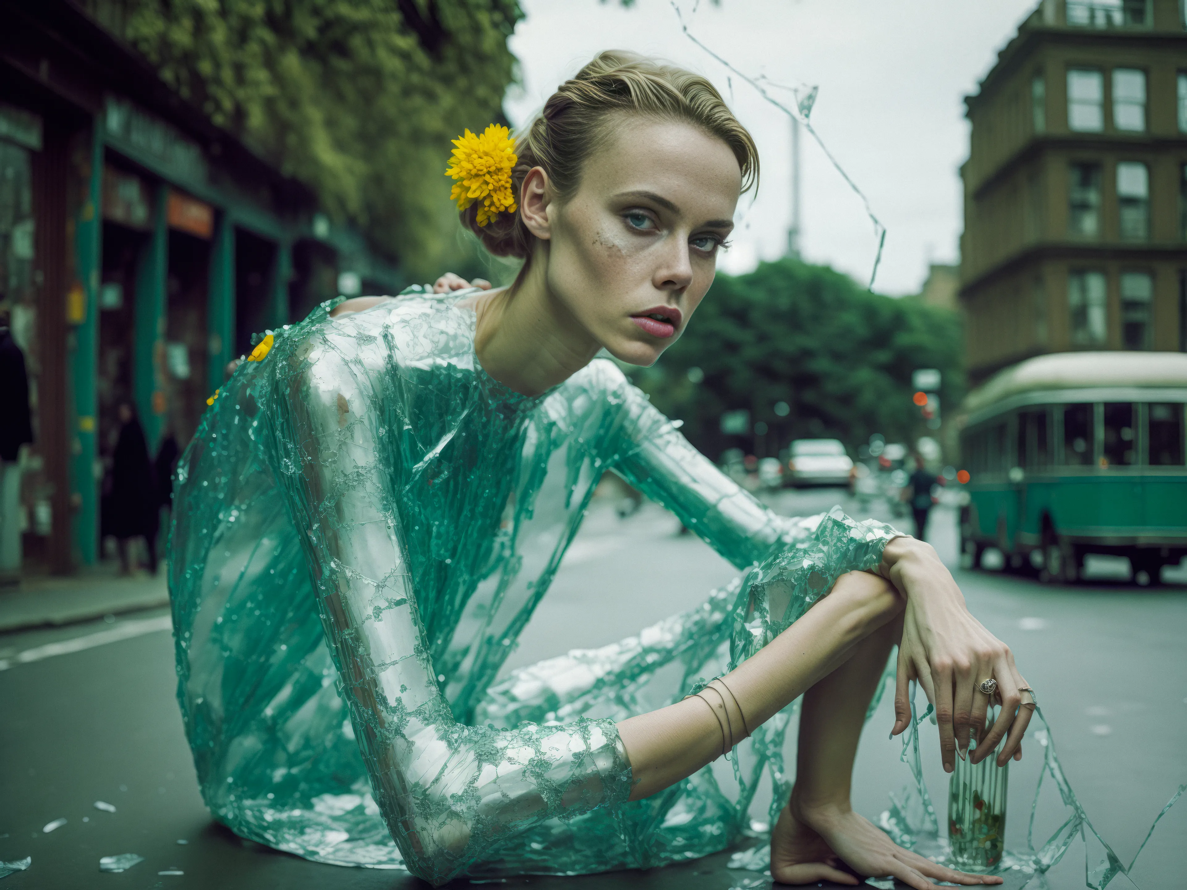 "Fragile" captures the essence of human vulnerability through its portrayal of shattered glass figures lying on the ground. This project serves as a poignant reminder of how easily we can break and how important it is to handle ourselves and others with care. Through its striking imagery, "Fragile" urges viewers to reflect on the importance of empathy and compassion towards our fellow human beings.

Edition 1/1 by Antti Karppinen