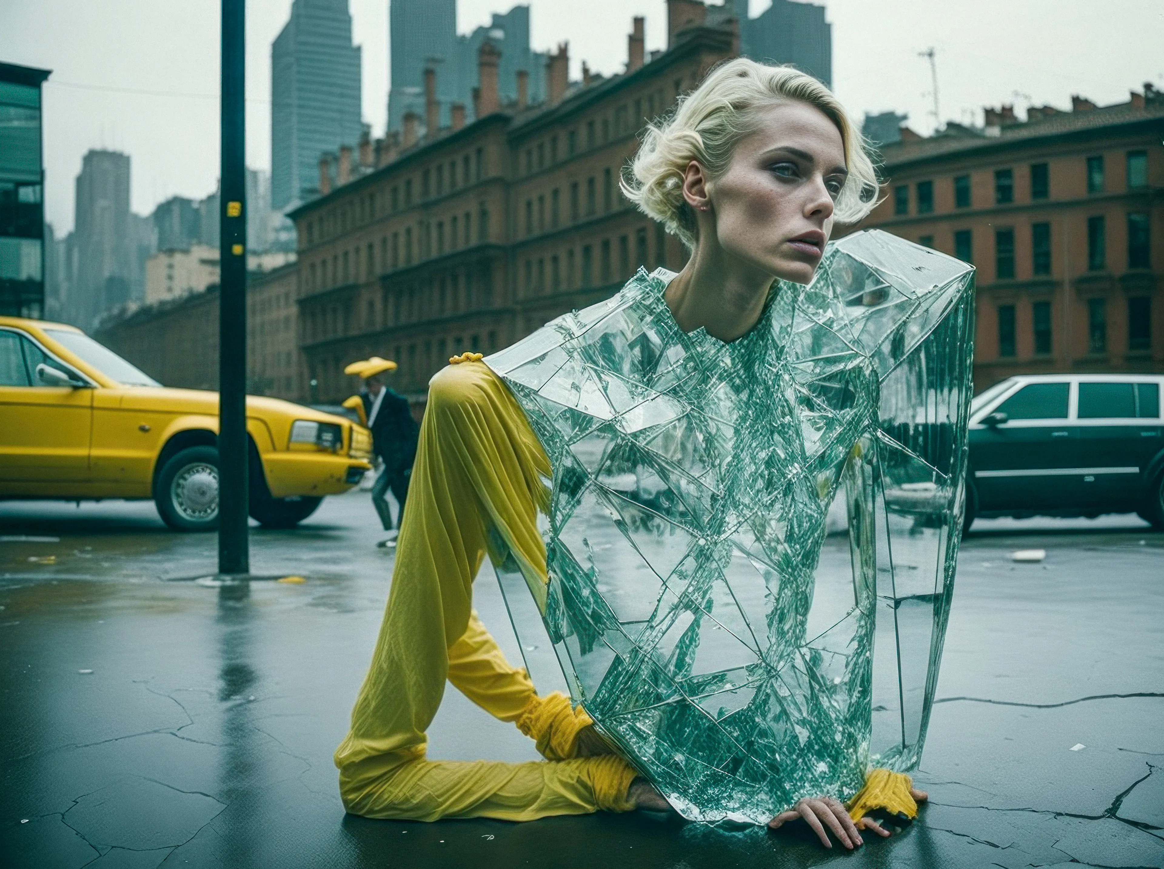 "Fragile" captures the essence of human vulnerability through its portrayal of shattered glass figures lying on the ground. This project serves as a poignant reminder of how easily we can break and how important it is to handle ourselves and others with care. Through its striking imagery, "Fragile" urges viewers to reflect on the importance of empathy and compassion towards our fellow human beings.

Edition 1/1 by Antti Karppinen
