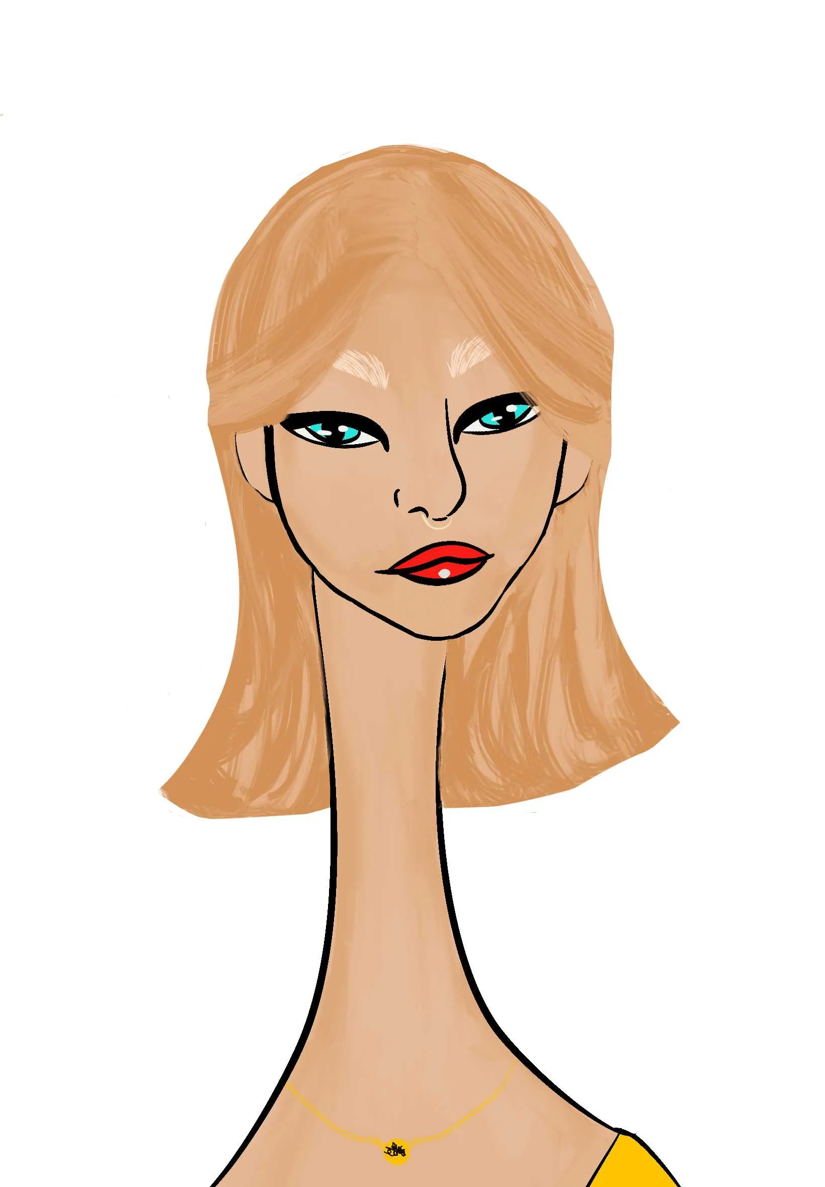 This Long Neckie Lady #2577 is a fine art, hand drawn, computer generated collectible out of 3333 diverse females created by 12-year-old digital artist Nyla Hayes. Each Long Neckie features an elongated neck that is inspired by Nyla’s favorite dinosaur, the brontosaurus. Nyla has collaborated her signature long Neckie collection with Andi Rutz, using Computer Generation to create 3333 unique ladies, with up to 101 traits, using an erc-721 contract and living on the eth blockchain.