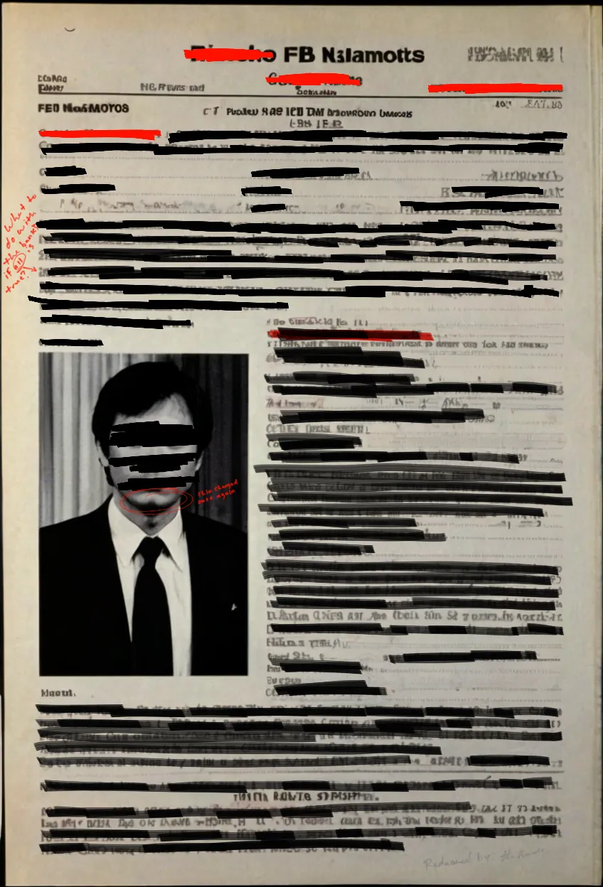 Description: There are 100 files which were secured through various means from multiple agencies which relate to their ongoing investigation into the whereabouts and identity of the creator of Bitcoin known as Satoshi. These files have been digitized either through a scanner or from photo. Unfortunately each agency has heavily redacted the files which we secured. But there are occasional notes which were not redacted. In broadcasting these onto the Ethereum network it is our hope that the greater community can begin to learn about the large scale cooperation of the different agencies which collaborated for the first time in history in order to try and ascertain the creator of Bitcoin. These agencies were: the FBI, CIA, KGB, Interpol and The Ministry of State Security