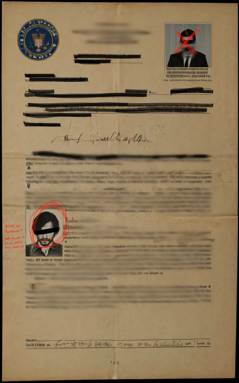 Description: There are 100 files which were secured through various means from multiple agencies which relate to their ongoing investigation into the whereabouts and identity of the creator of Bitcoin known as Satoshi. These files have been digitized either through a scanner or from photo. Unfortunately each agency has heavily redacted the files which we secured. But there are occasional notes which were not redacted. In broadcasting these onto the Ethereum network it is our hope that the greater community can begin to learn about the large scale cooperation of the different agencies which collaborated for the first time in history in order to try and ascertain the creator of Bitcoin. These agencies were: the FBI, CIA, KGB, Interpol and The Ministry of State Security