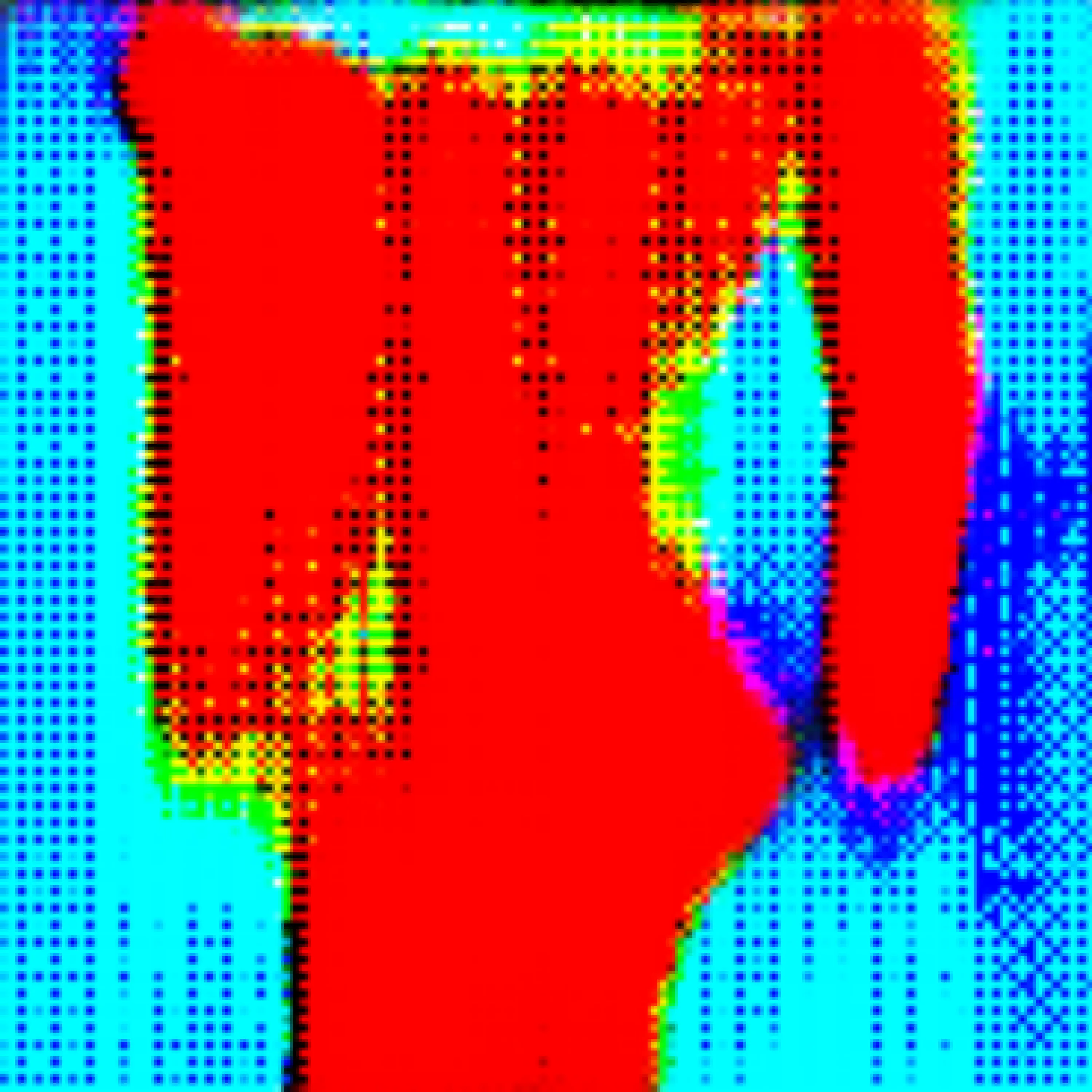 Made with a DCGAN using CC0 photographs, illustrations and text inputs. Upscaled to 3000x3000.

CC0: use by the token holder or anyone else is encouraged.