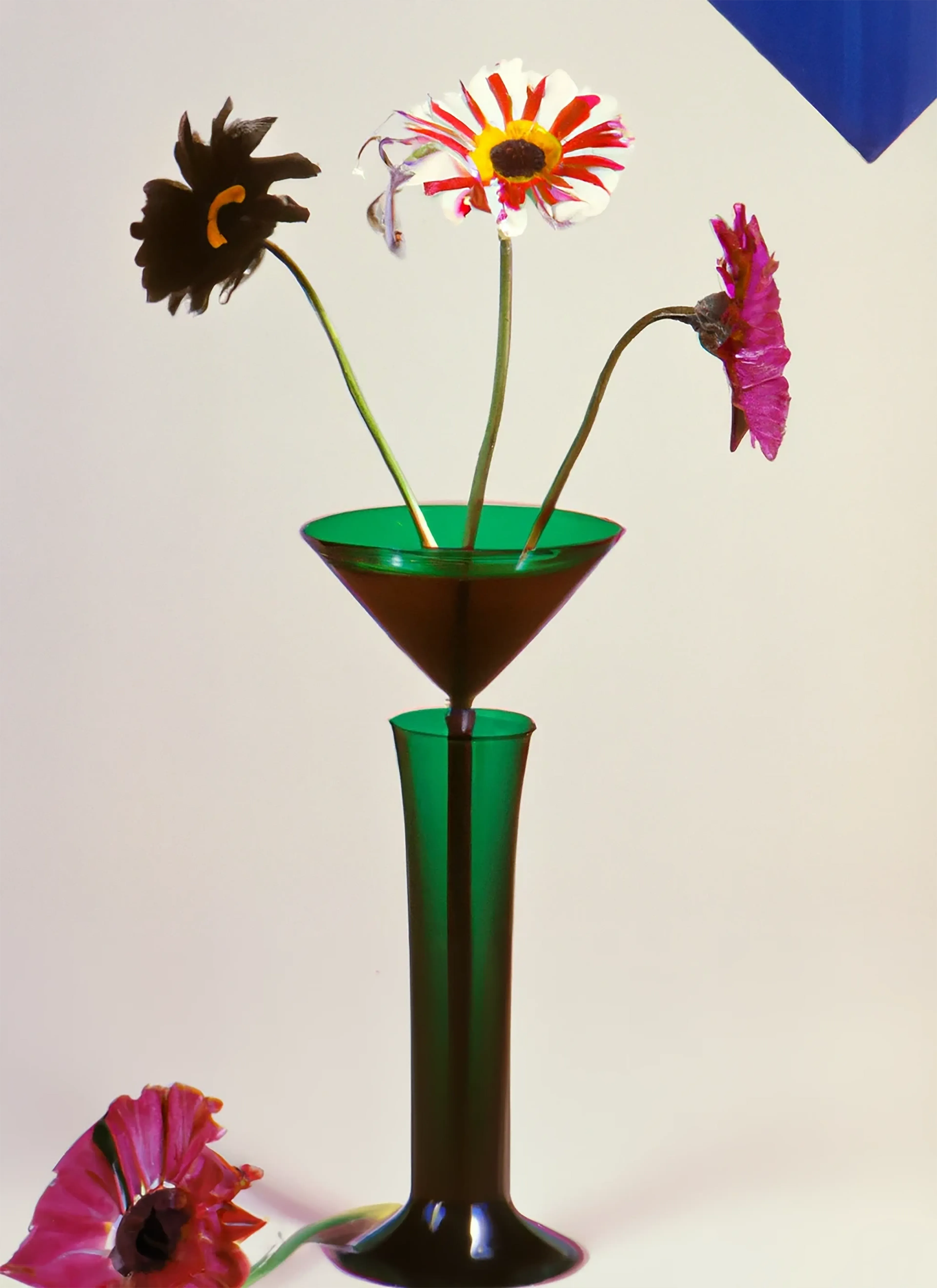 Art without flowers is unimaginable  
AI assisted studies