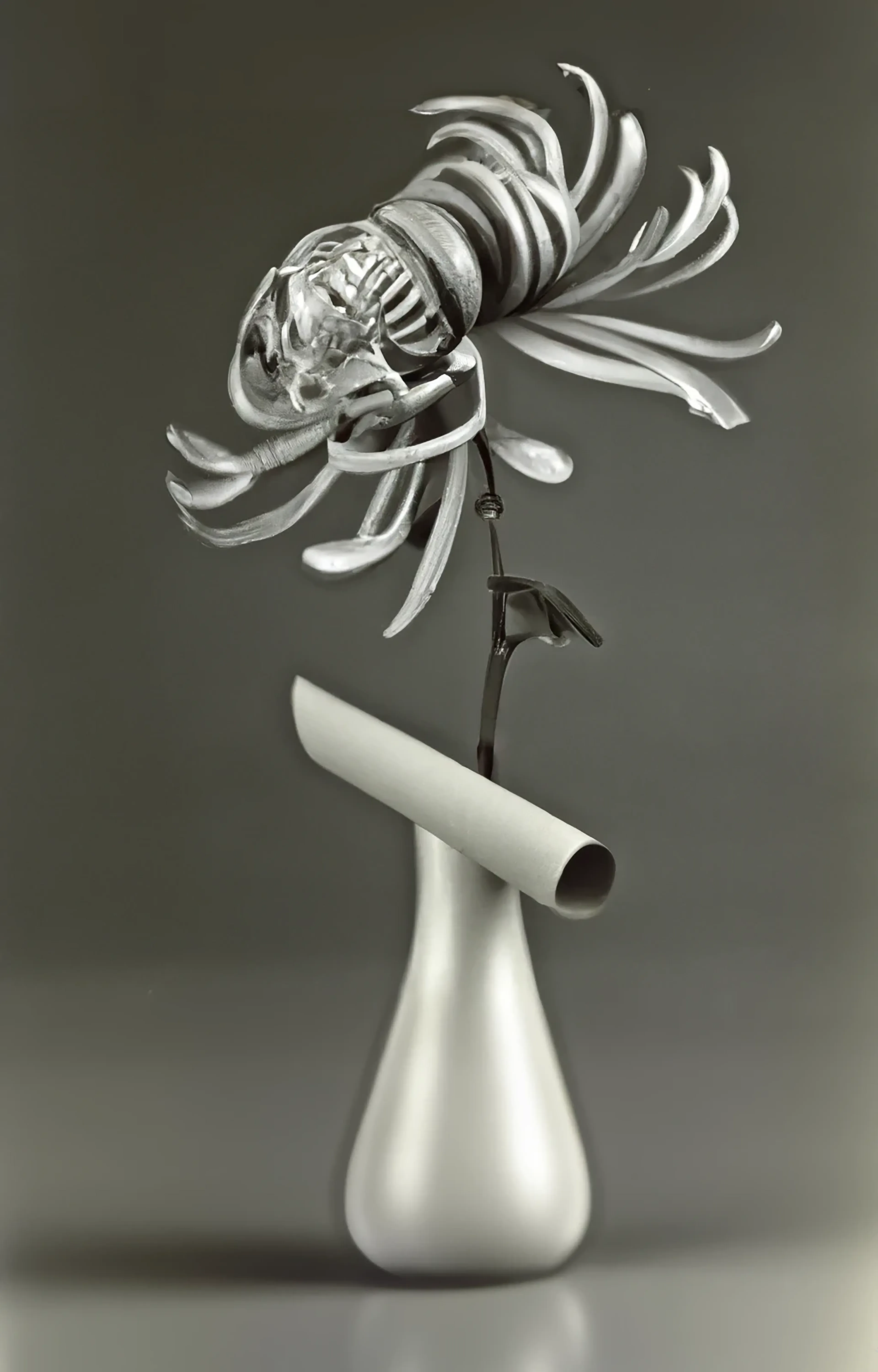 Art without flowers is unimaginable  
AI assisted studies