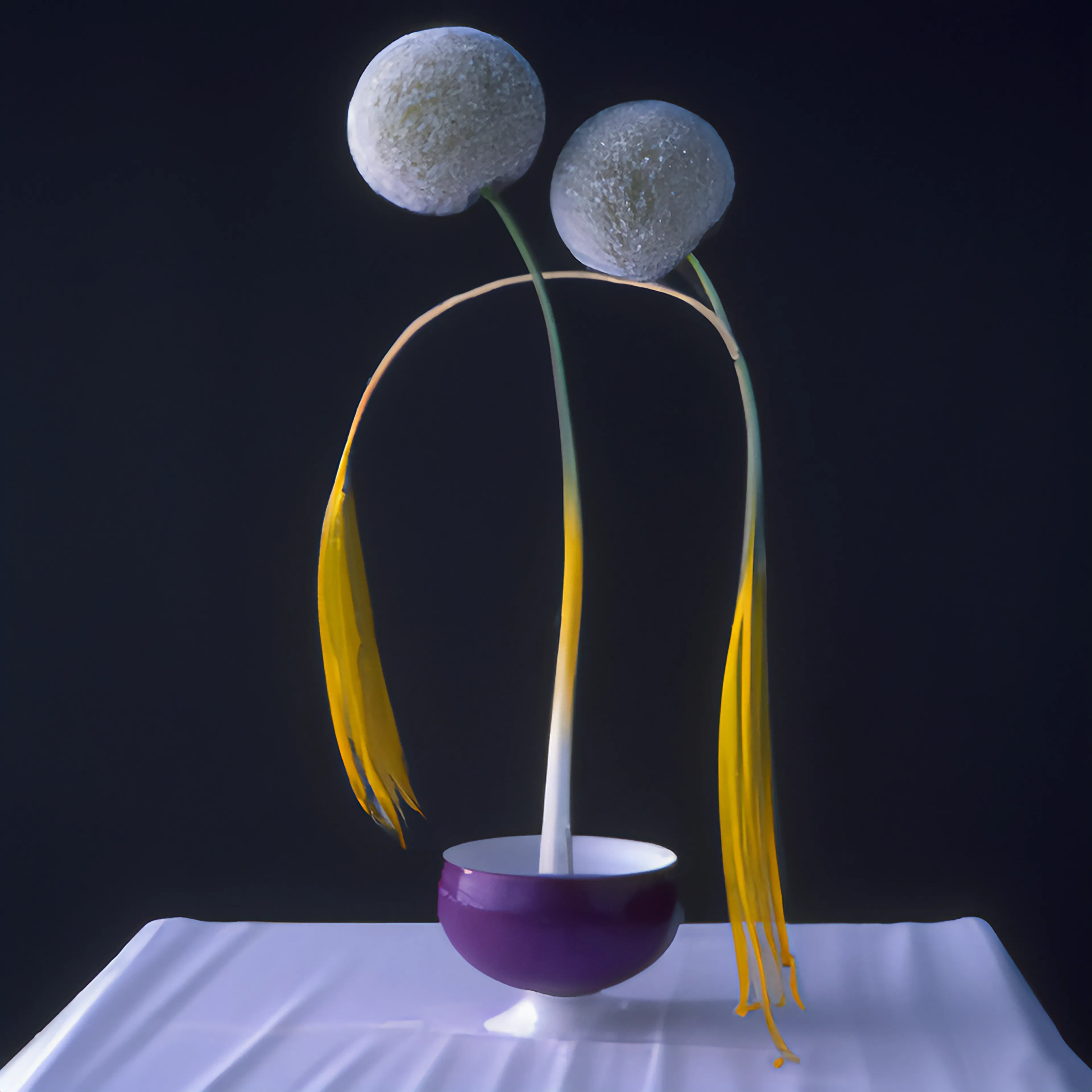 Art without flowers is unimaginable  
AI assisted studies