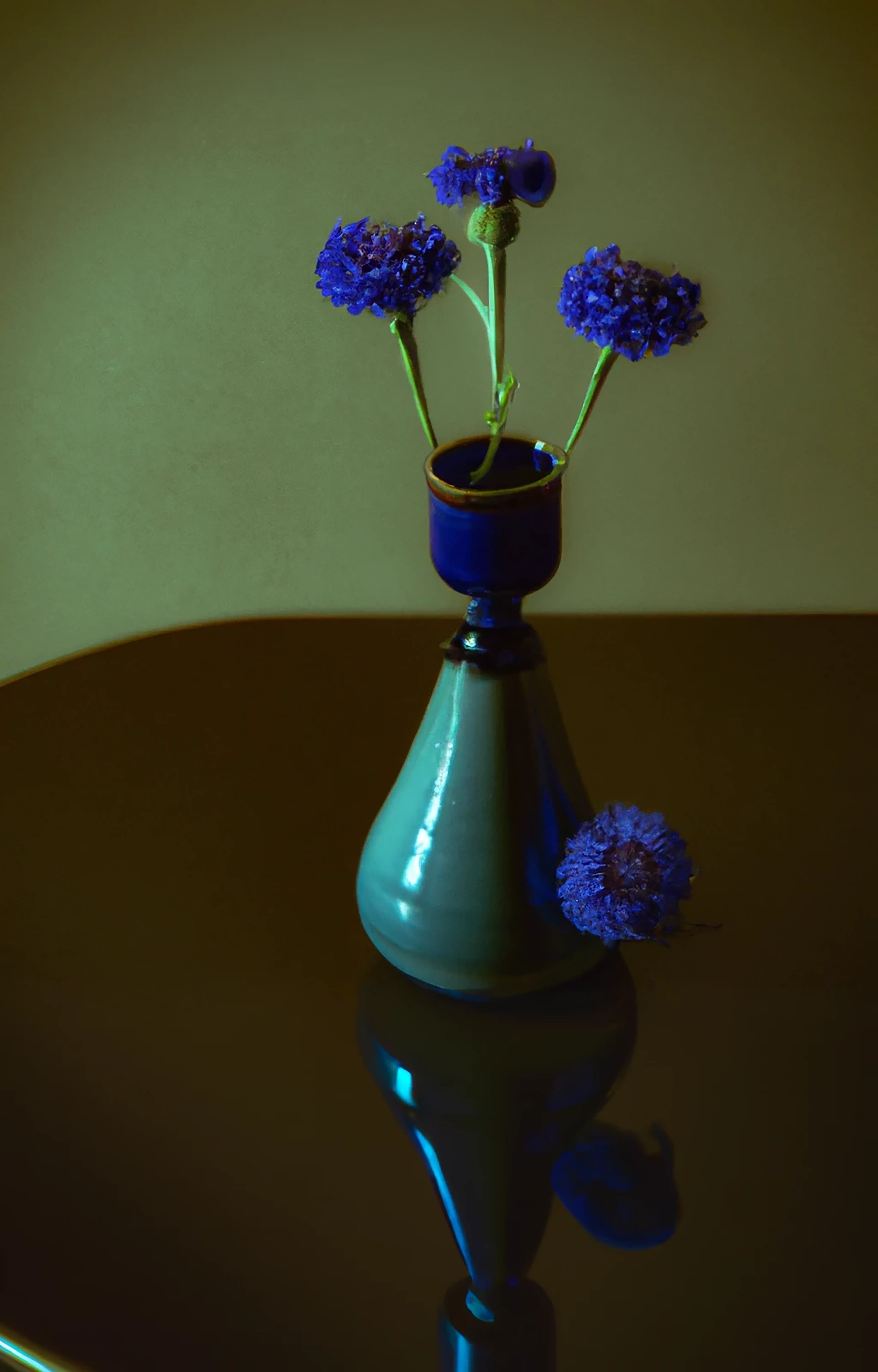 Art without flowers is unimaginable  
AI assisted studies