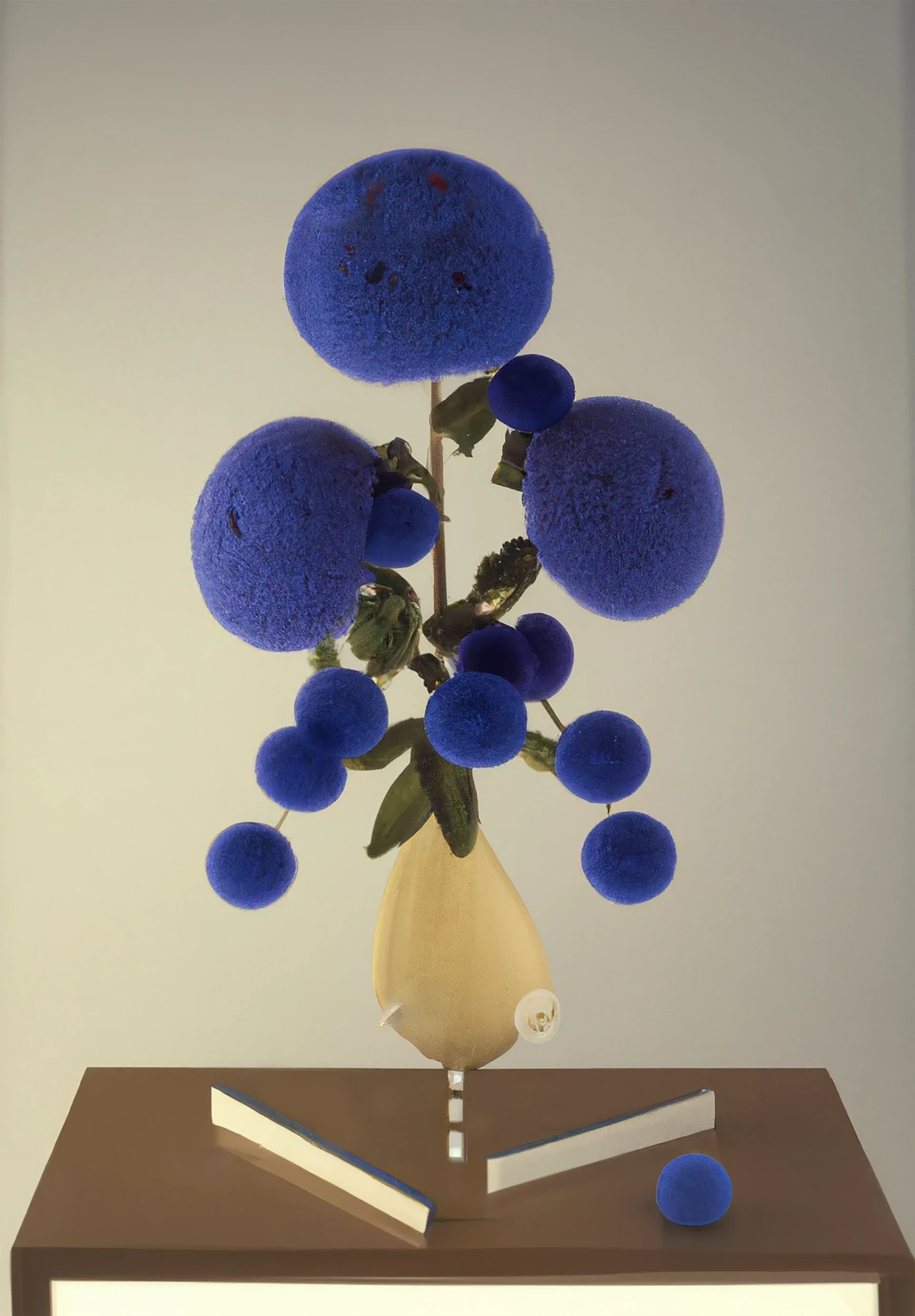 Art without flowers is unimaginable  
AI assisted studies