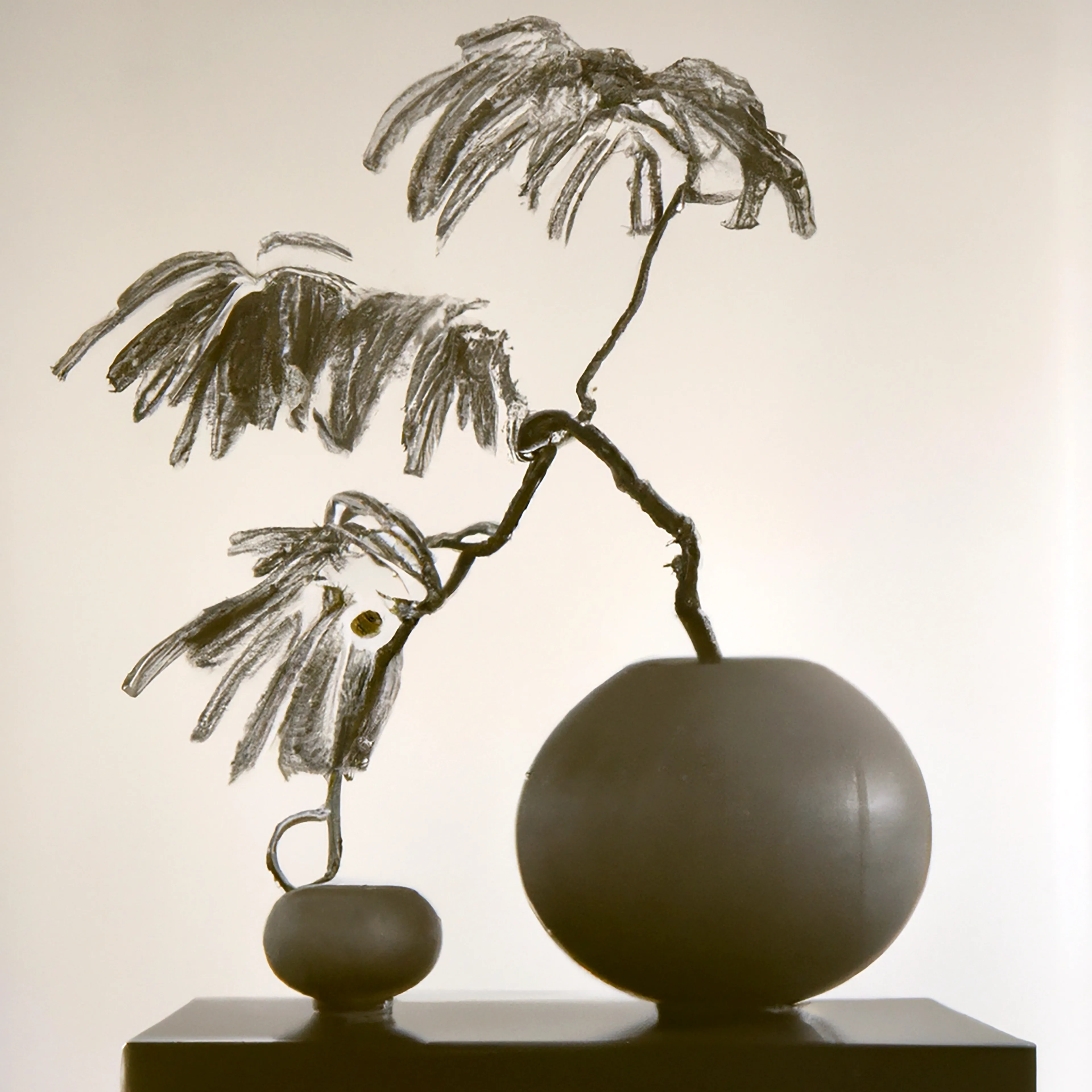 Art without flowers is unimaginable  
AI assisted studies