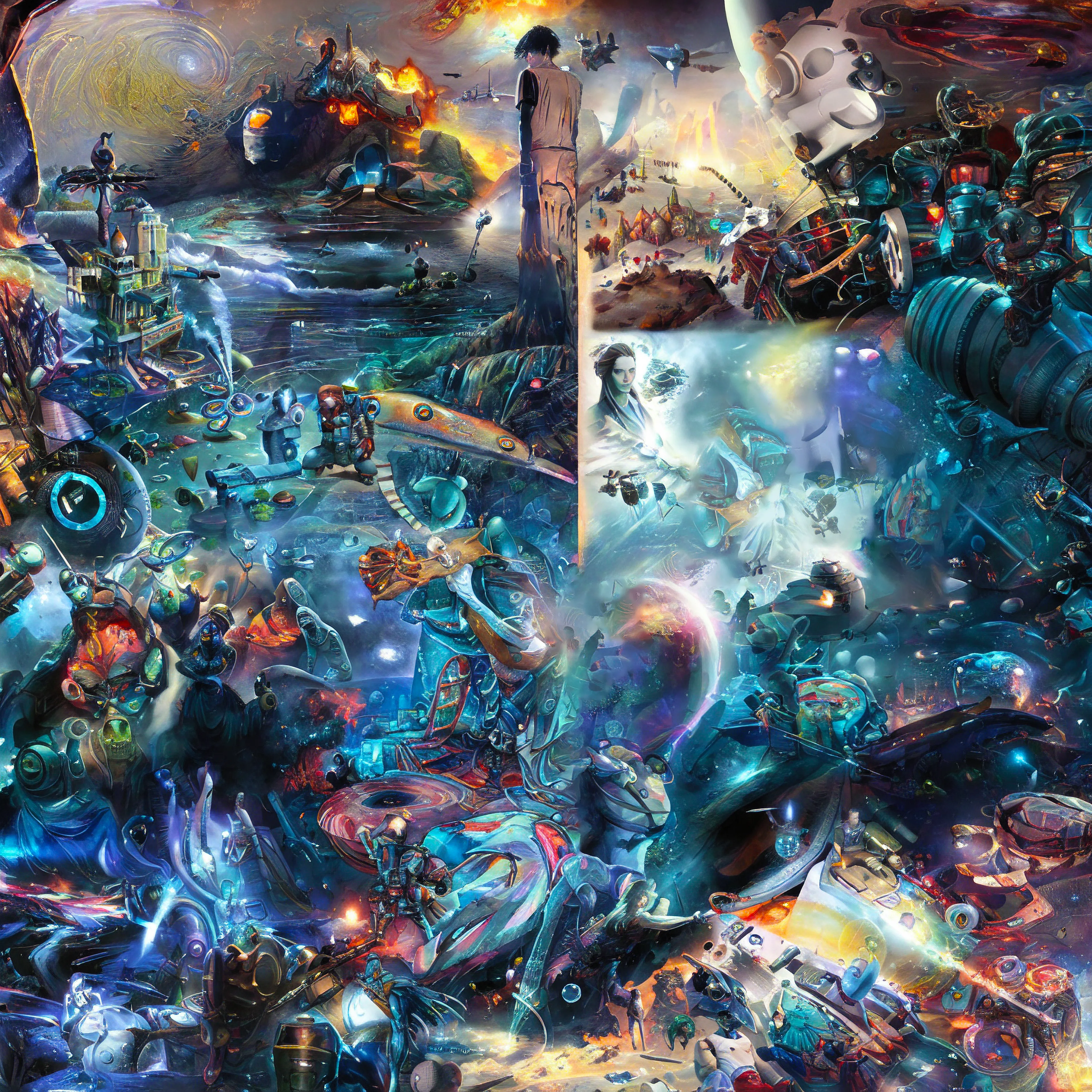 Far in the future, amidst a sprawling intergalactic empire, a new form of interstellar travel technology is at stakes. 

Malevolent forces explode into conflict over the tech secret and ownership.  

Our story begins.