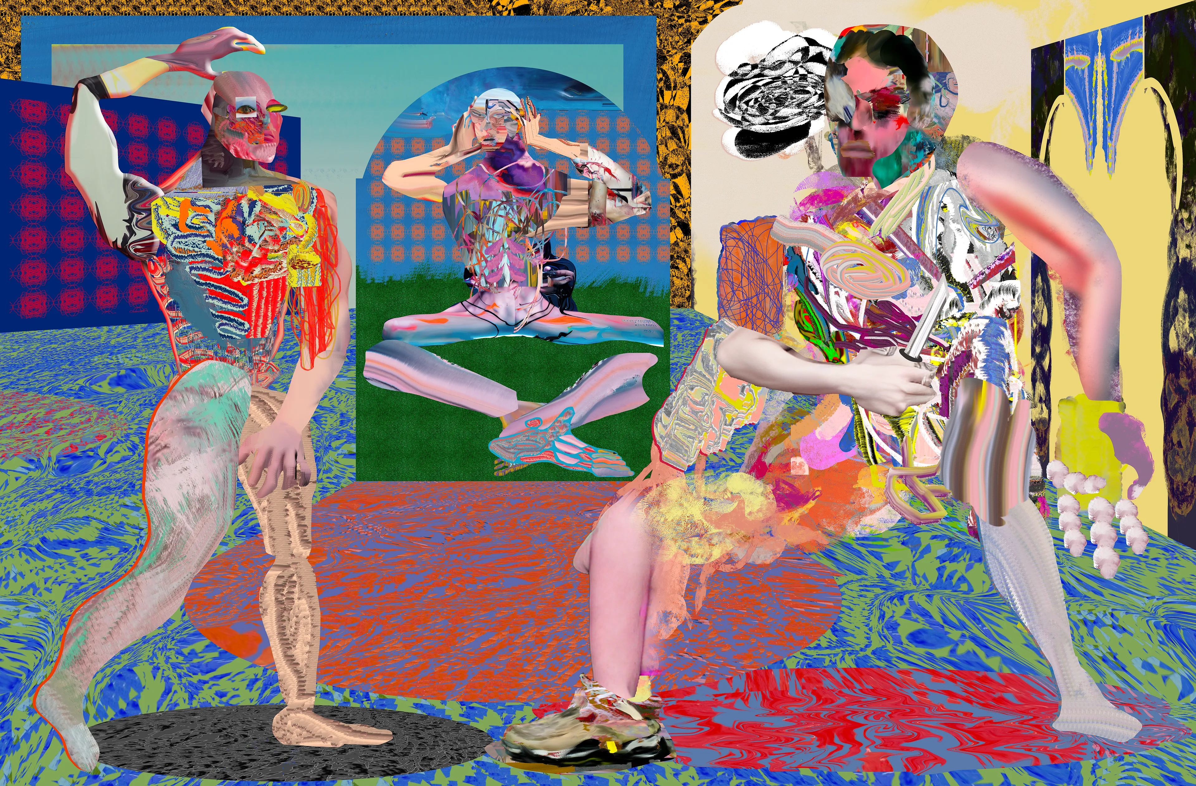 2023 
Digital painting and AI collage
45360 × 6900  px