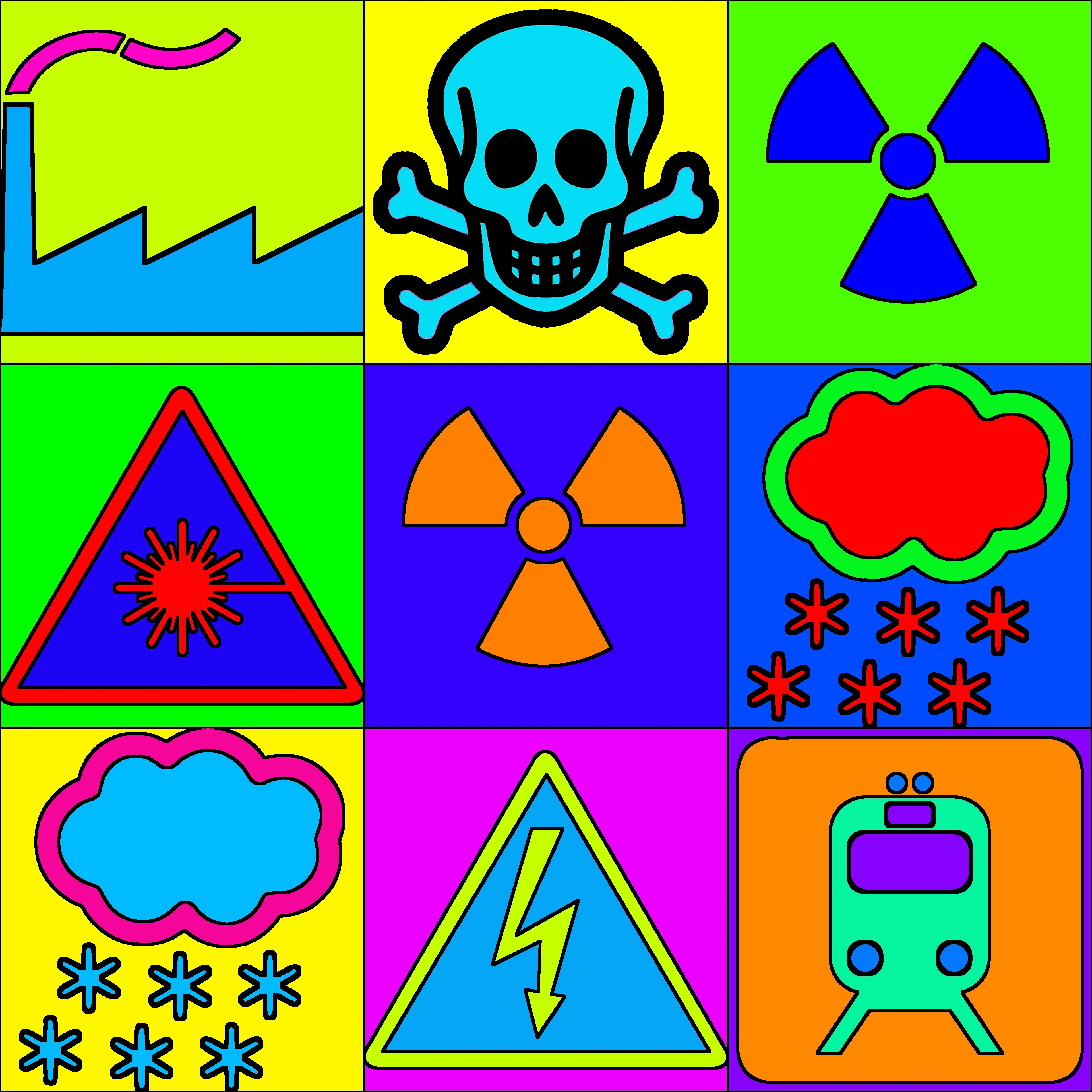 The signs are all there, if only we'll take the time to read and understand them. Do they warn us of danger? Or, simply alert us to something more innocent. Eighteen different signs in a multitude of colorways. Rare neon signs. Five Legendary editions. Can you read the signs?
