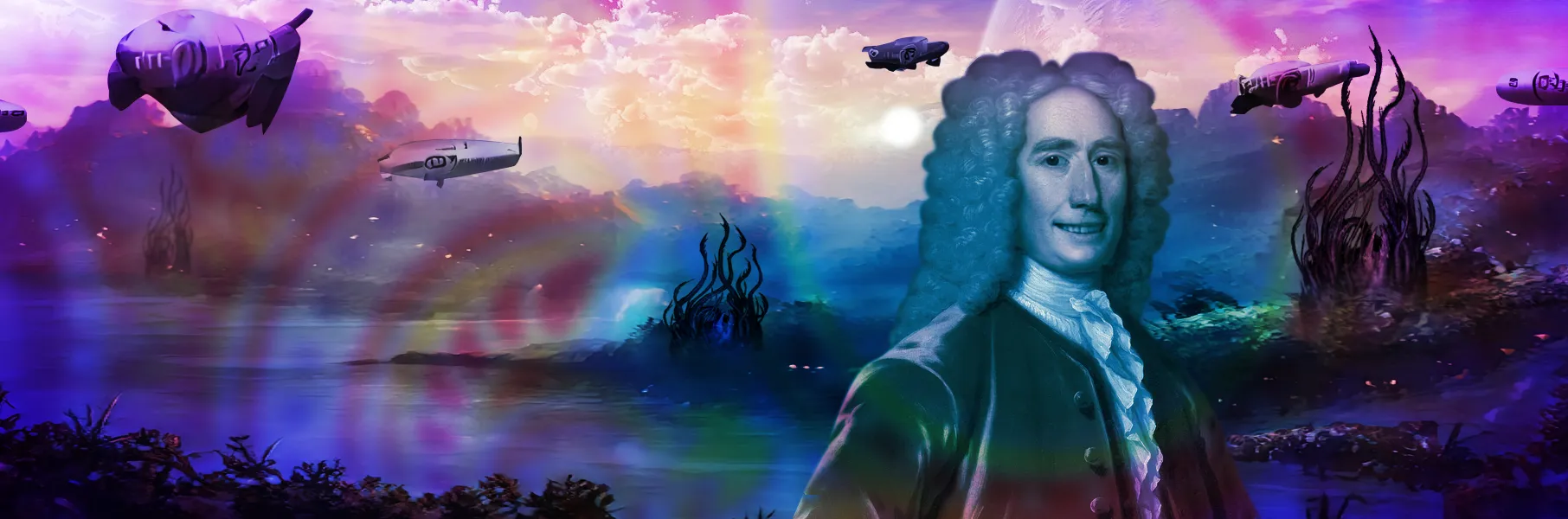 The Coterie minted their headers one by one, summoning weirdos from the past, degens from the future
and Zombies for the fortunate. Warping them in to silly colored places never visited before, multidimensional forced tourists in a legion of forever-still, panoramic dream lands. 

As we all know today, the Coterie took control of the Blue Bird Society, one header at a time. A thousand humans, opening a door to nonsense and dreams, controlling the layers of reality in a never ending work of art.