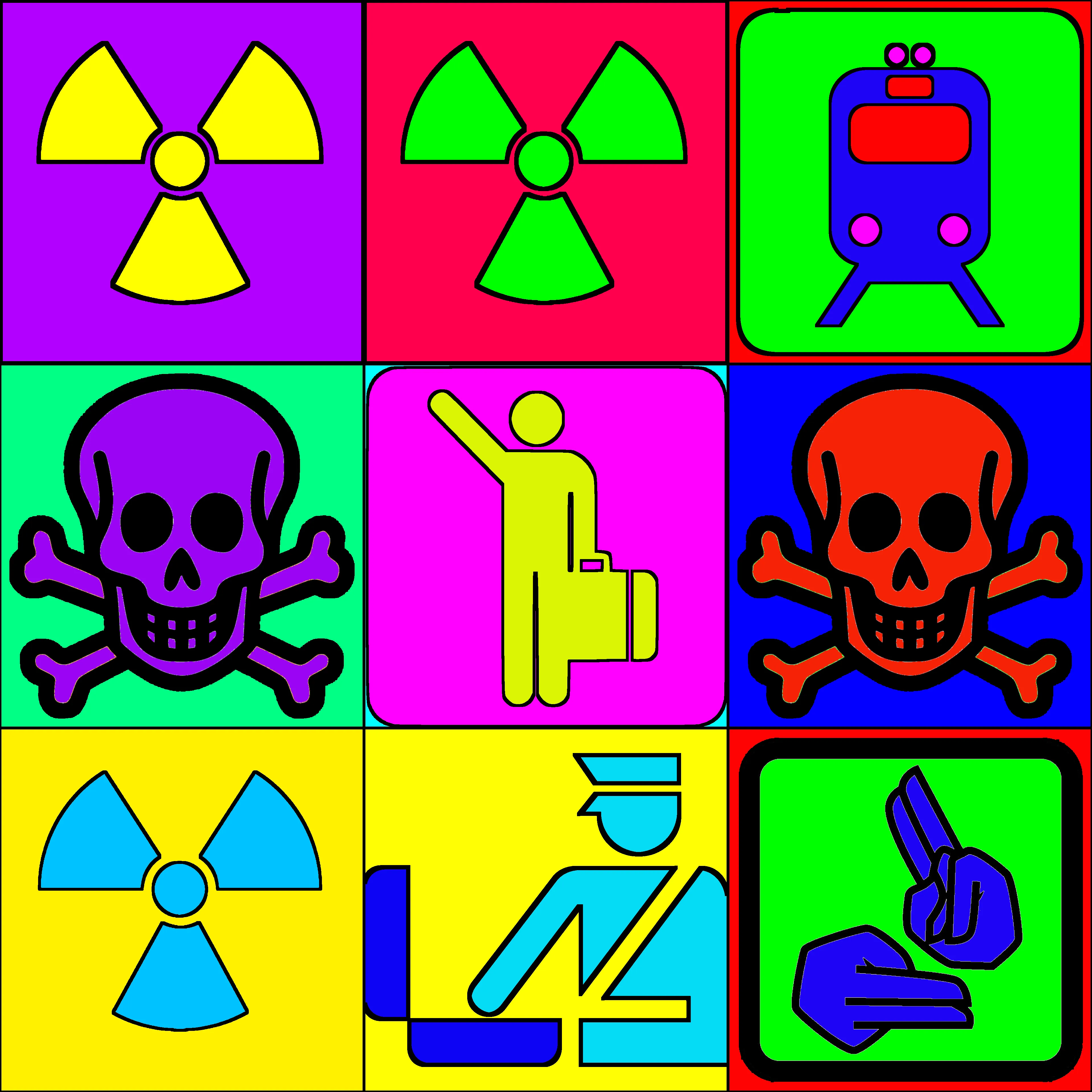 The signs are all there, if only we'll take the time to read and understand them. Do they warn us of danger? Or, simply alert us to something more innocent. Eighteen different signs in a multitude of colorways. Rare neon signs. Five Legendary editions. Can you read the signs?
