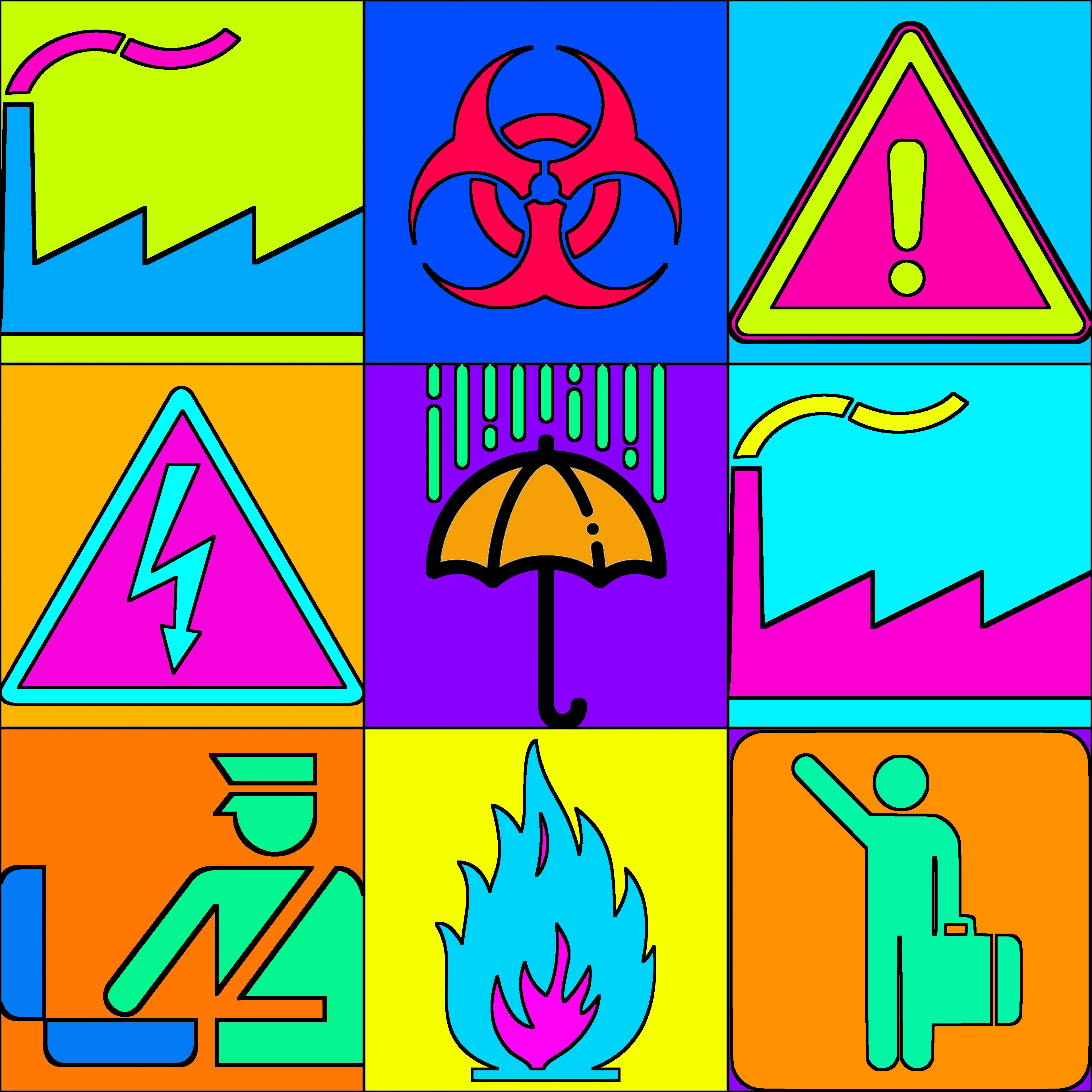 The signs are all there, if only we'll take the time to read and understand them. Do they warn us of danger? Or, simply alert us to something more innocent. Eighteen different signs in a multitude of colorways. Rare neon signs. Five Legendary editions. Can you read the signs?
