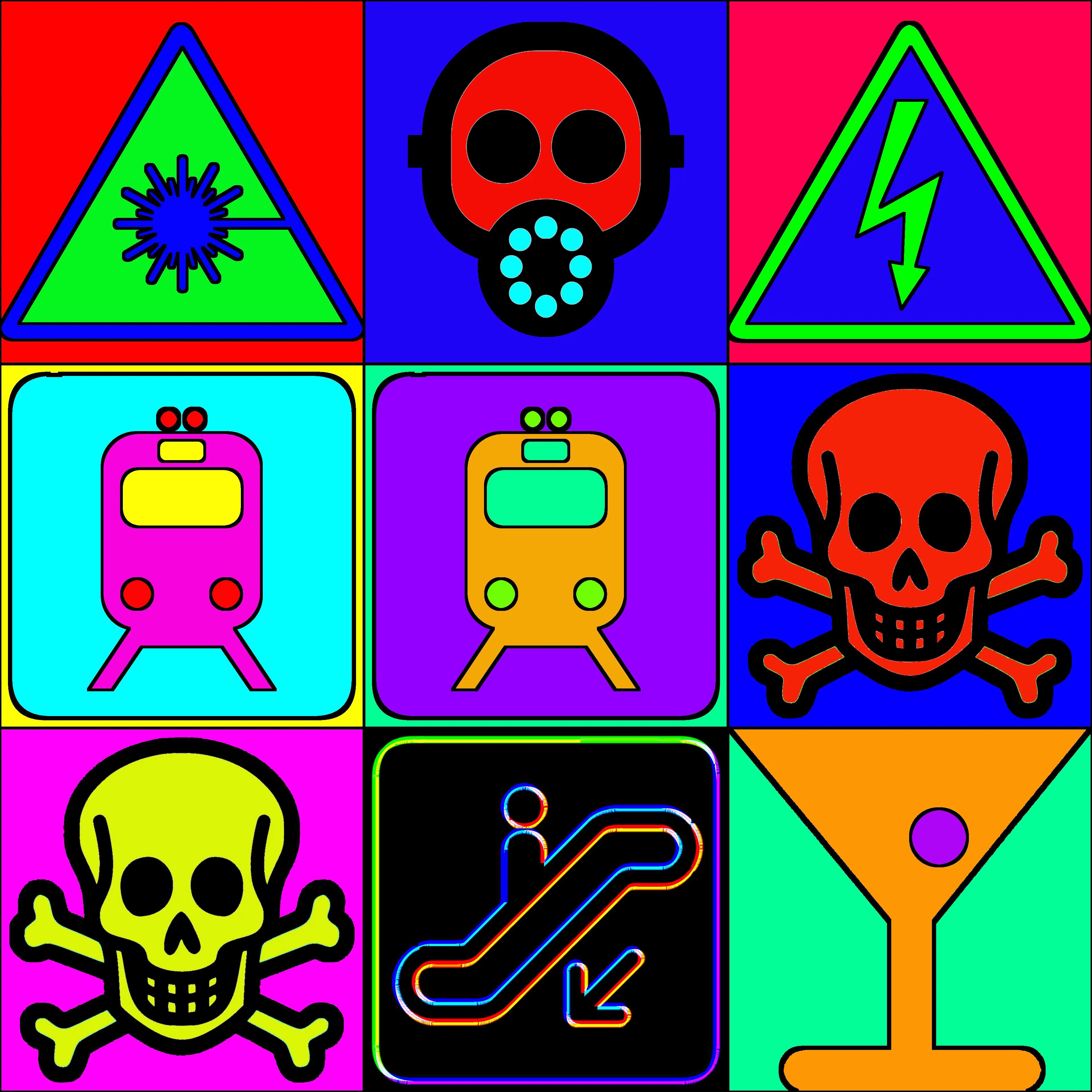 The signs are all there, if only we'll take the time to read and understand them. Do they warn us of danger? Or, simply alert us to something more innocent. Eighteen different signs in a multitude of colorways. Rare neon signs. Five Legendary editions. Can you read the signs?
